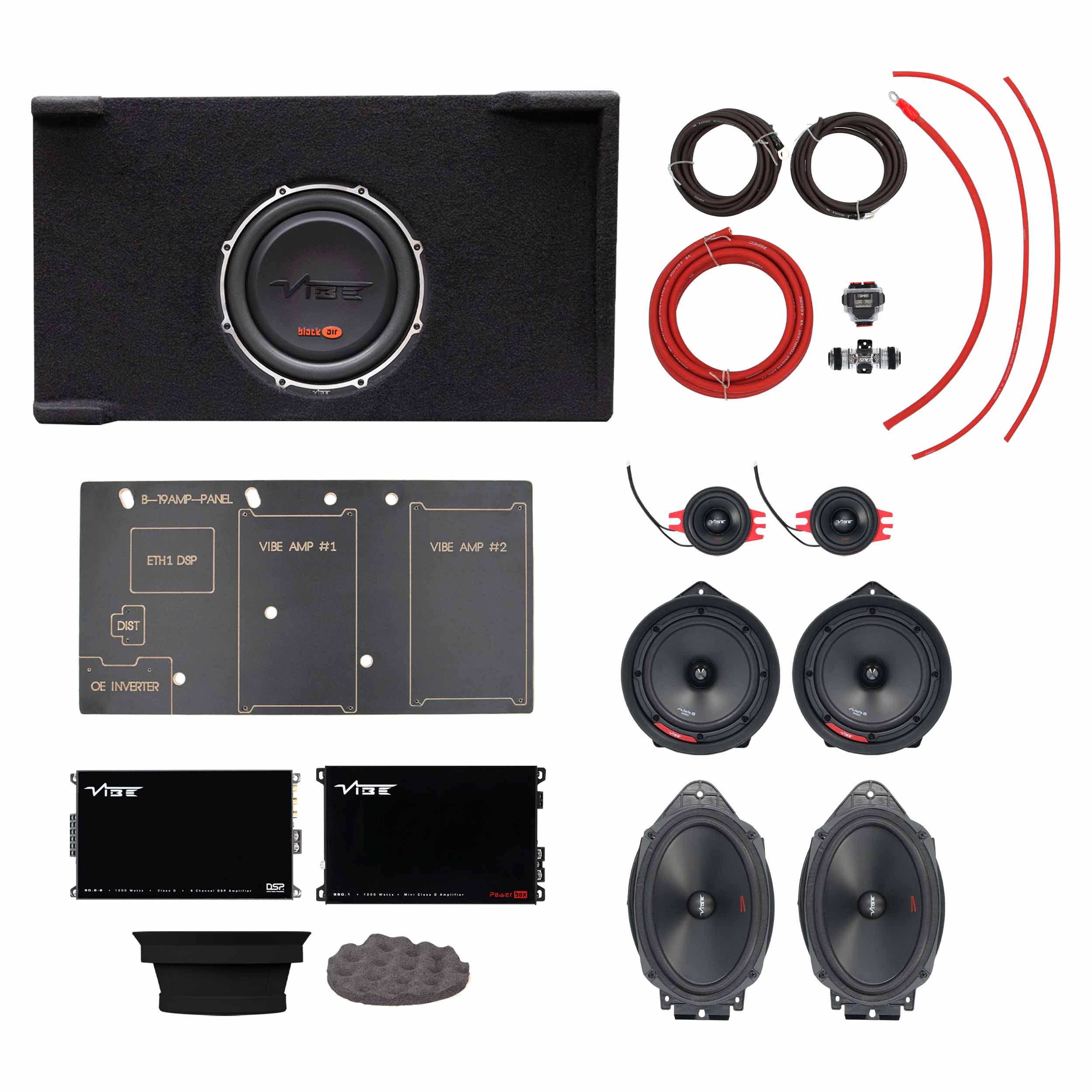 Audio Kit - Chevrolet Silverado | GMC Sierra Crew Cab 2019-2026 (non-amplified)