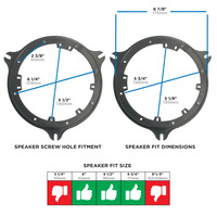 Infiniti | Nissan 2000-Up - 6" to 6.75"