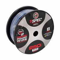 V8GT OFC Power Wire | 8 AWG | 250 ft. | Blue