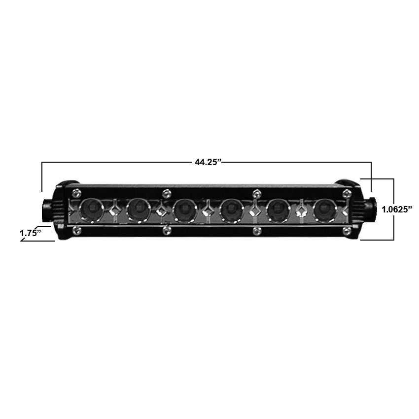 Daytona Lights 44.25" Ultra Slim Single Row LED Lightbar