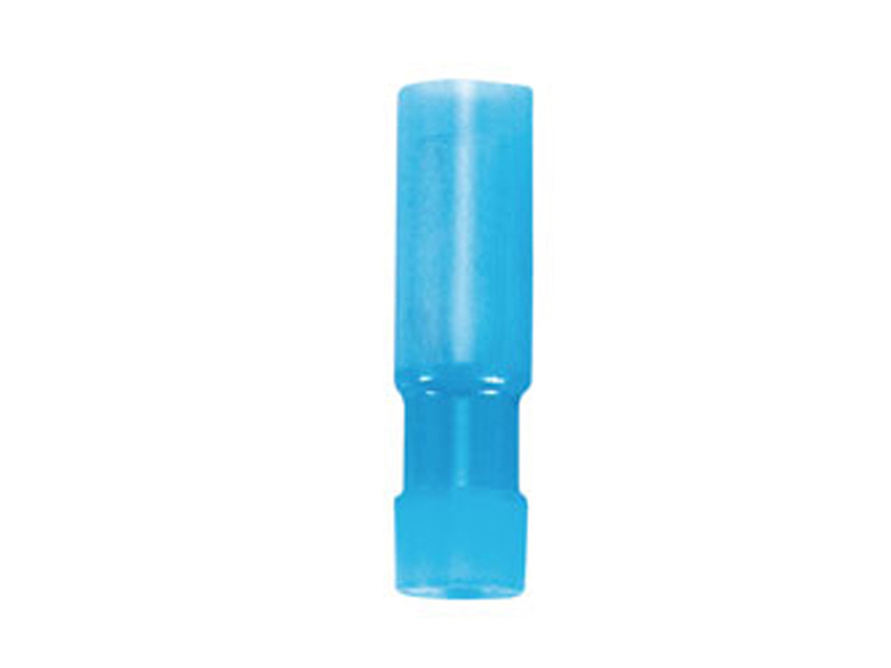 Bullet Connector, Female 14/16 ga, Blue Nylon