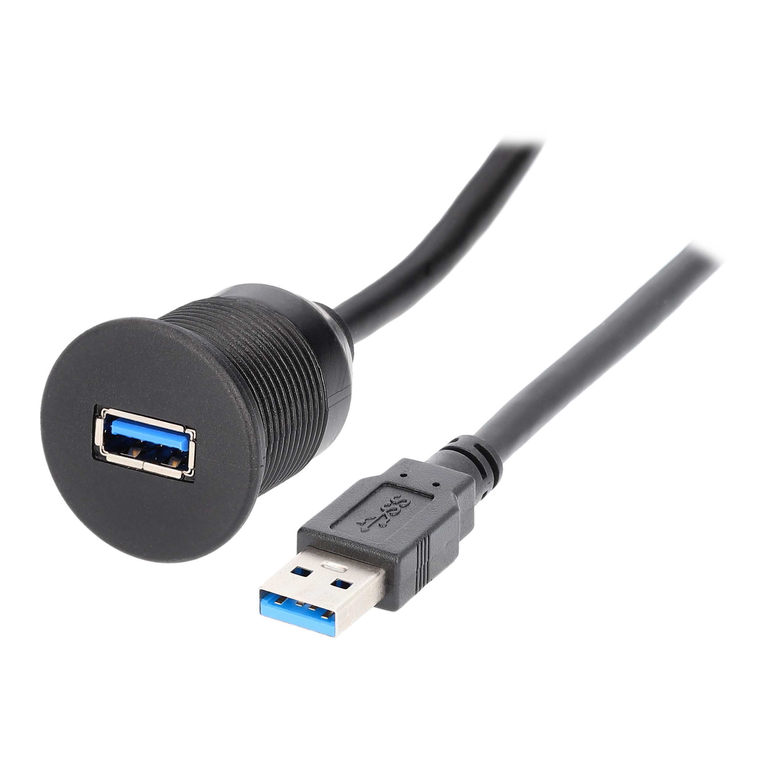 USB 3.0 Charge And Data Flush Mount - Retail Pack