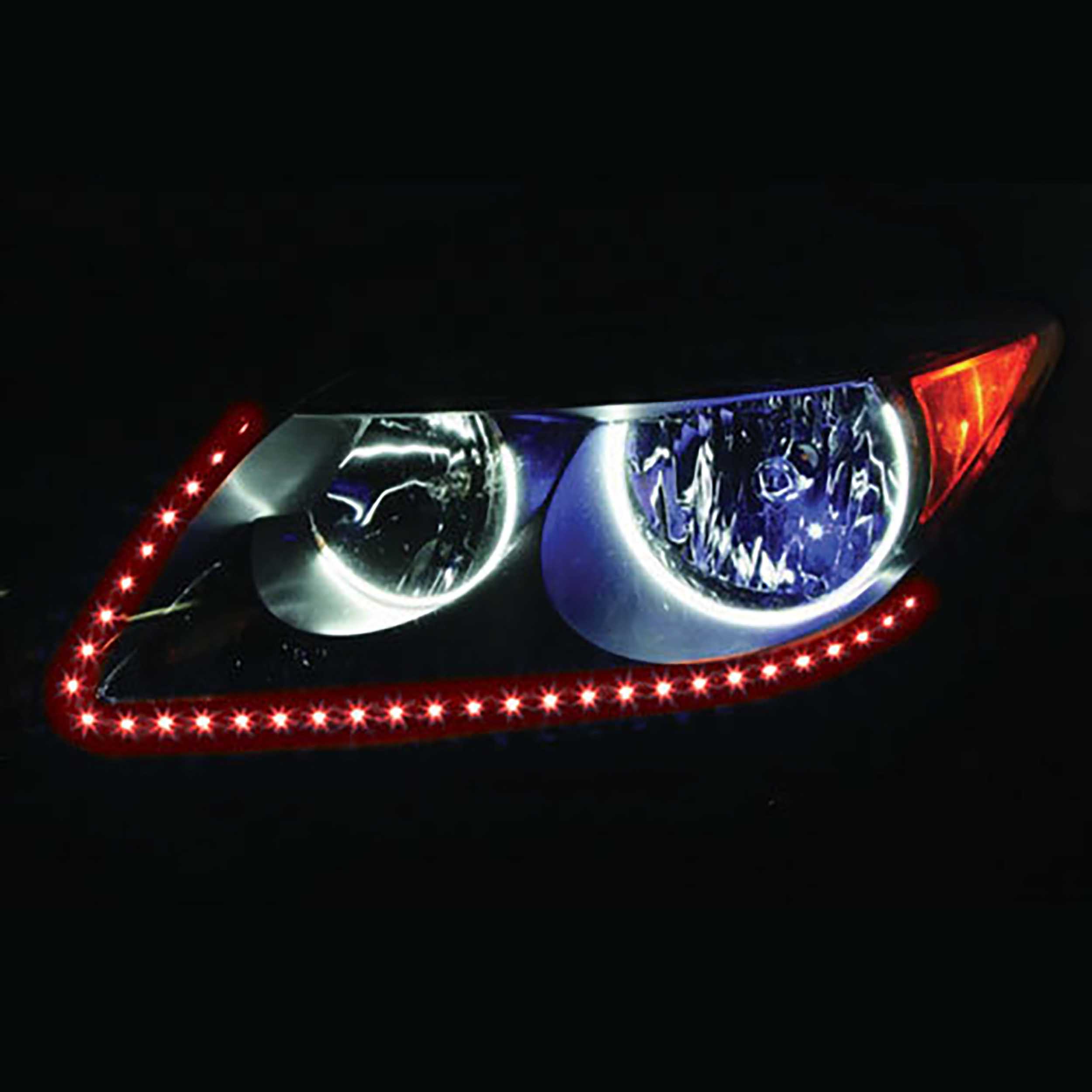 Side View Red Light Strips - 54 Inch, 135 LED, Pair, Bulk