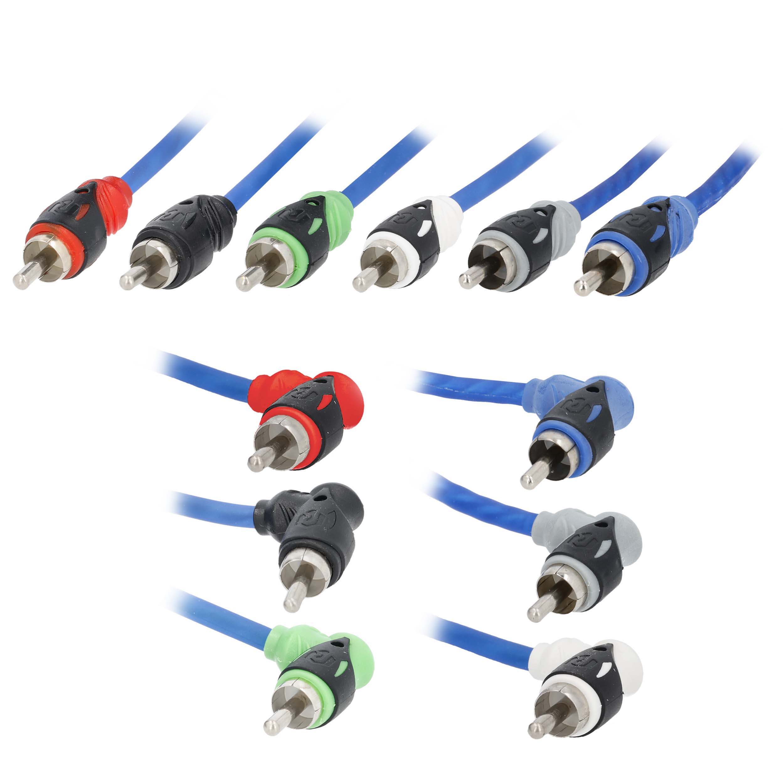 RCA 6-Channel Audio Cable - Mid Series 17 Feet