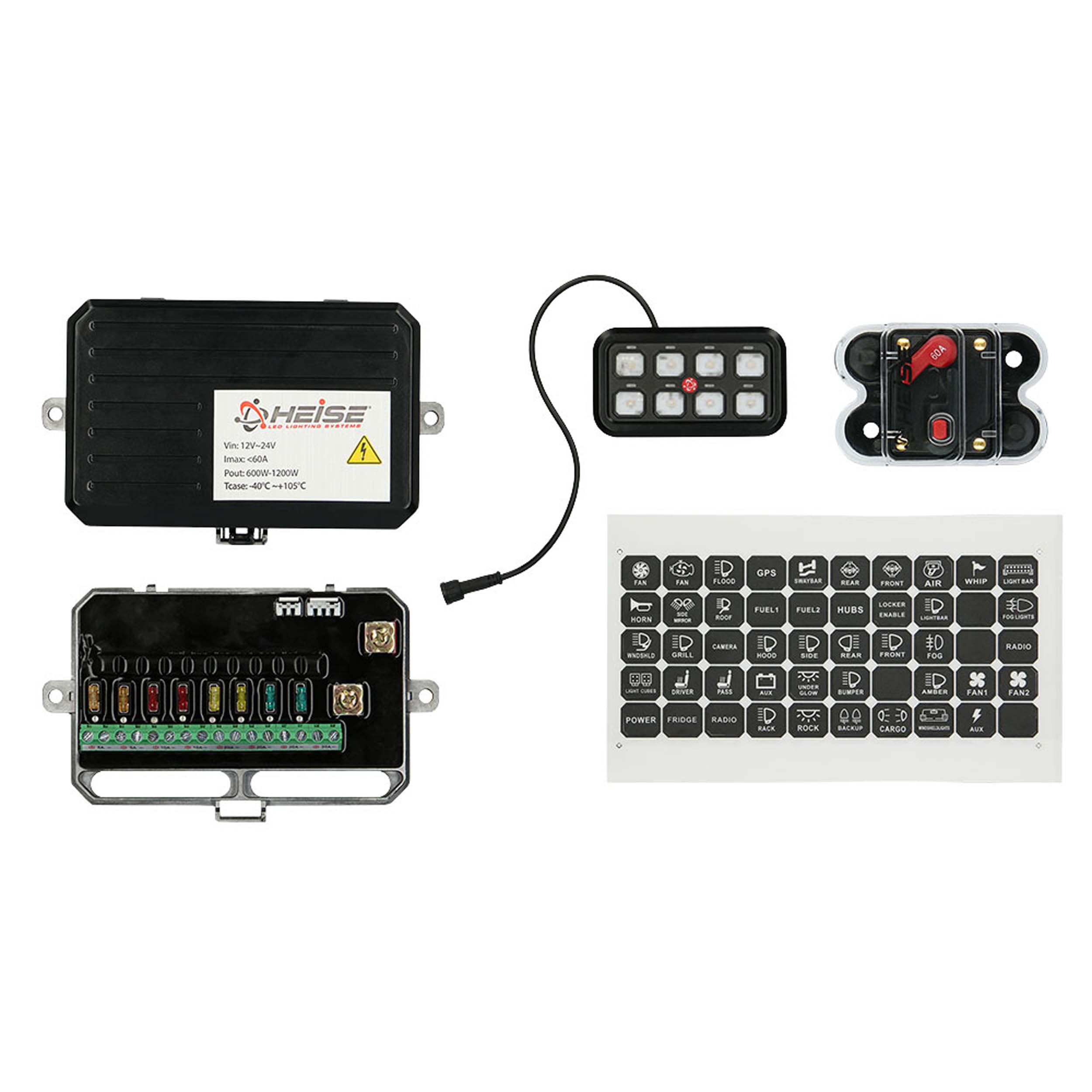 8 Gang Switch Panel System