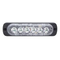 White/Amber Lights - 4.4 Inch, 6 LED