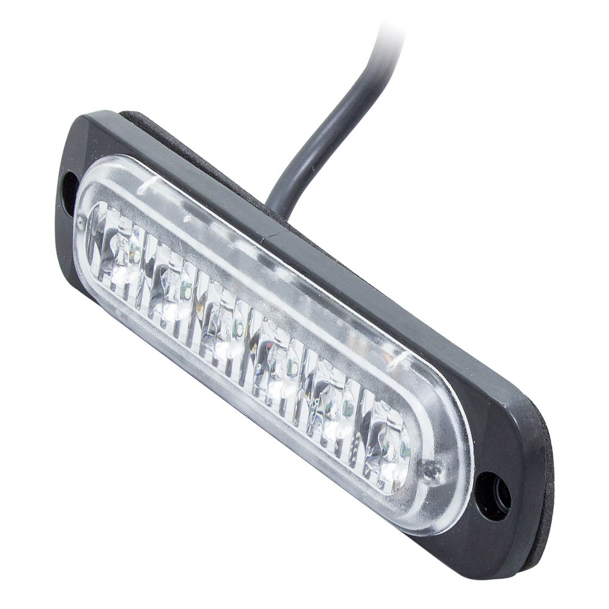White Lite Marker Lights - 4.4 Inch, 6 LED