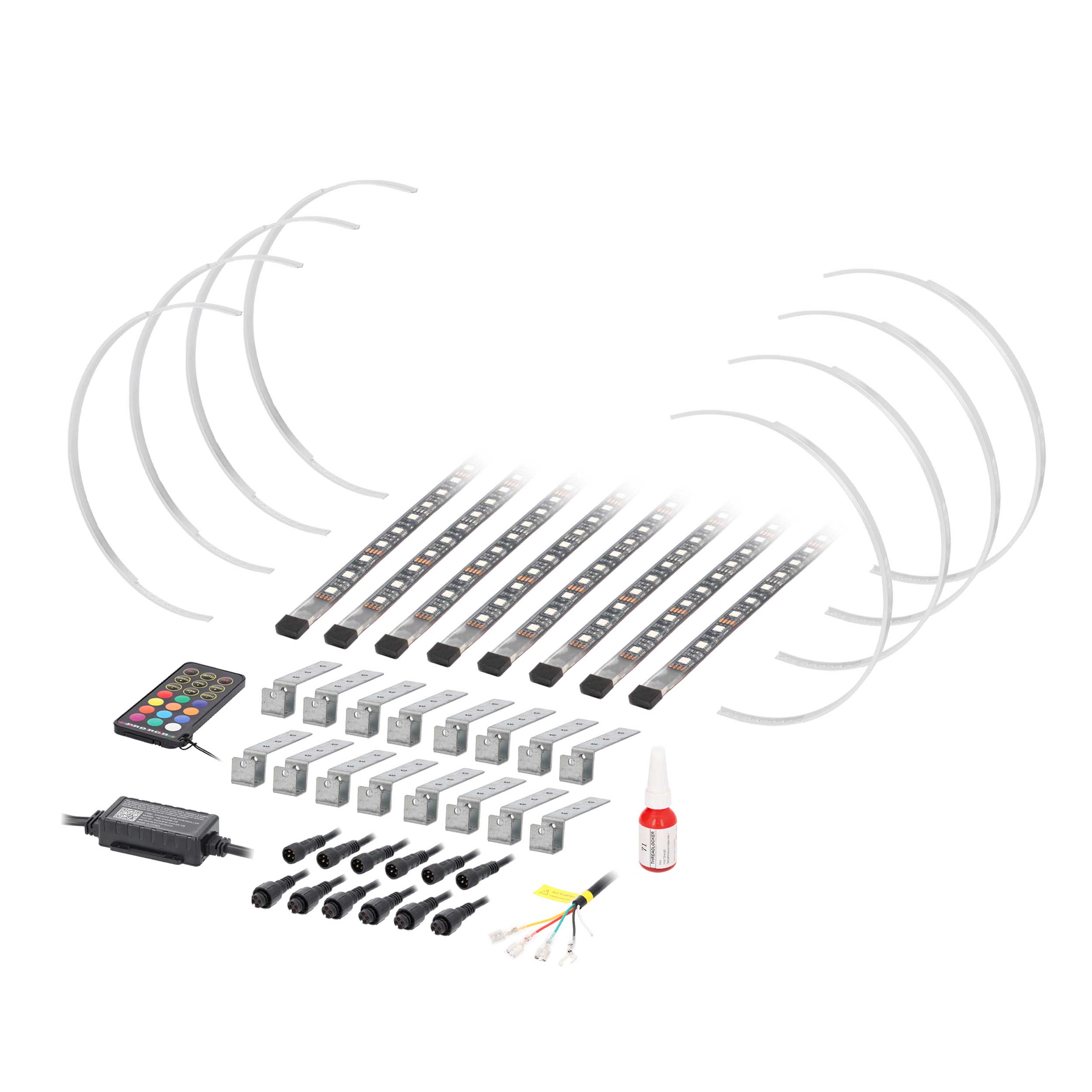 RGB Expandable Wheel Rings - 11"-14"
