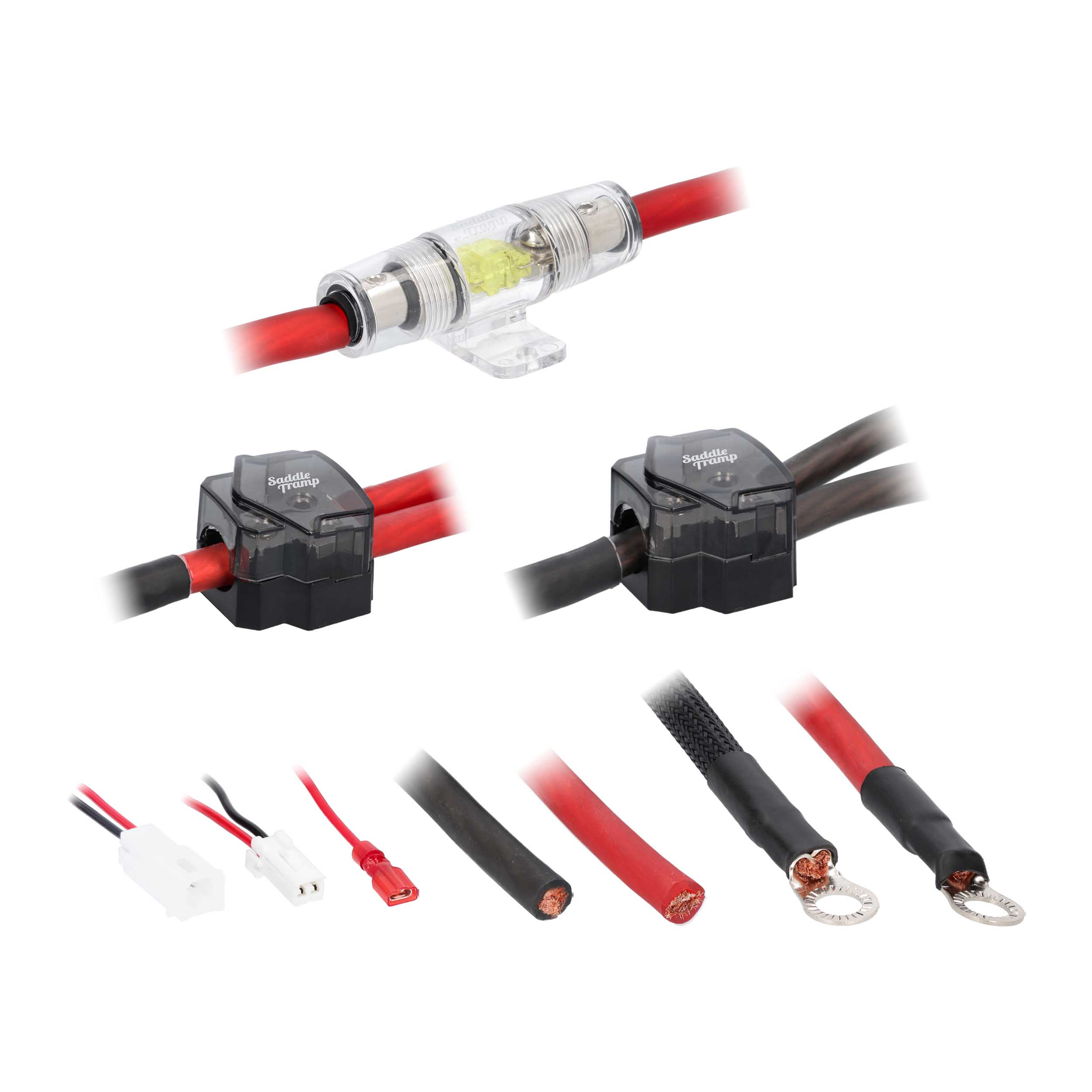 Front Fairing Dual Amp Wiring Kit - Fits Harley-Davidson® FL