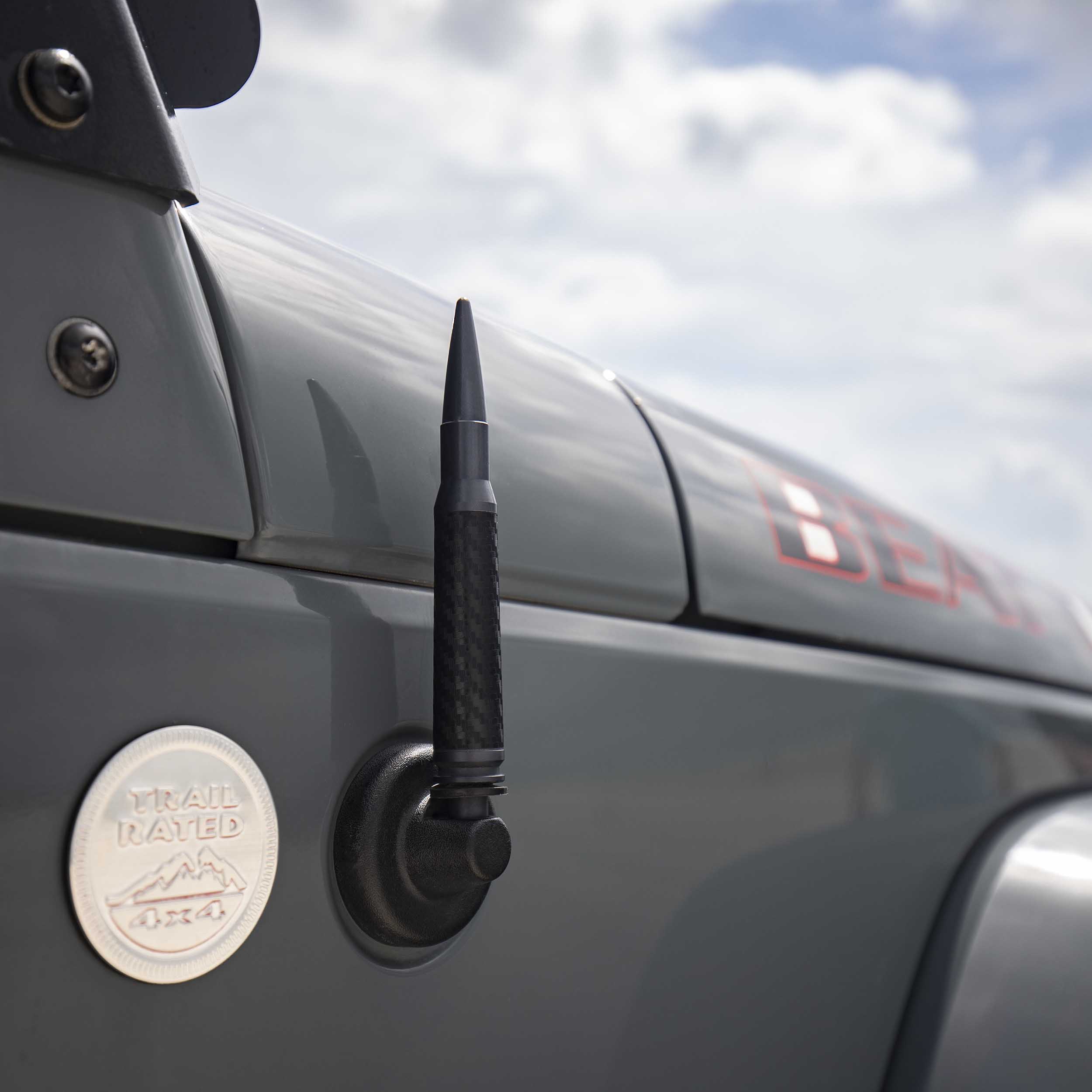 .50 Caliber Replica AMMOTENNA | Black Carbon Fiber