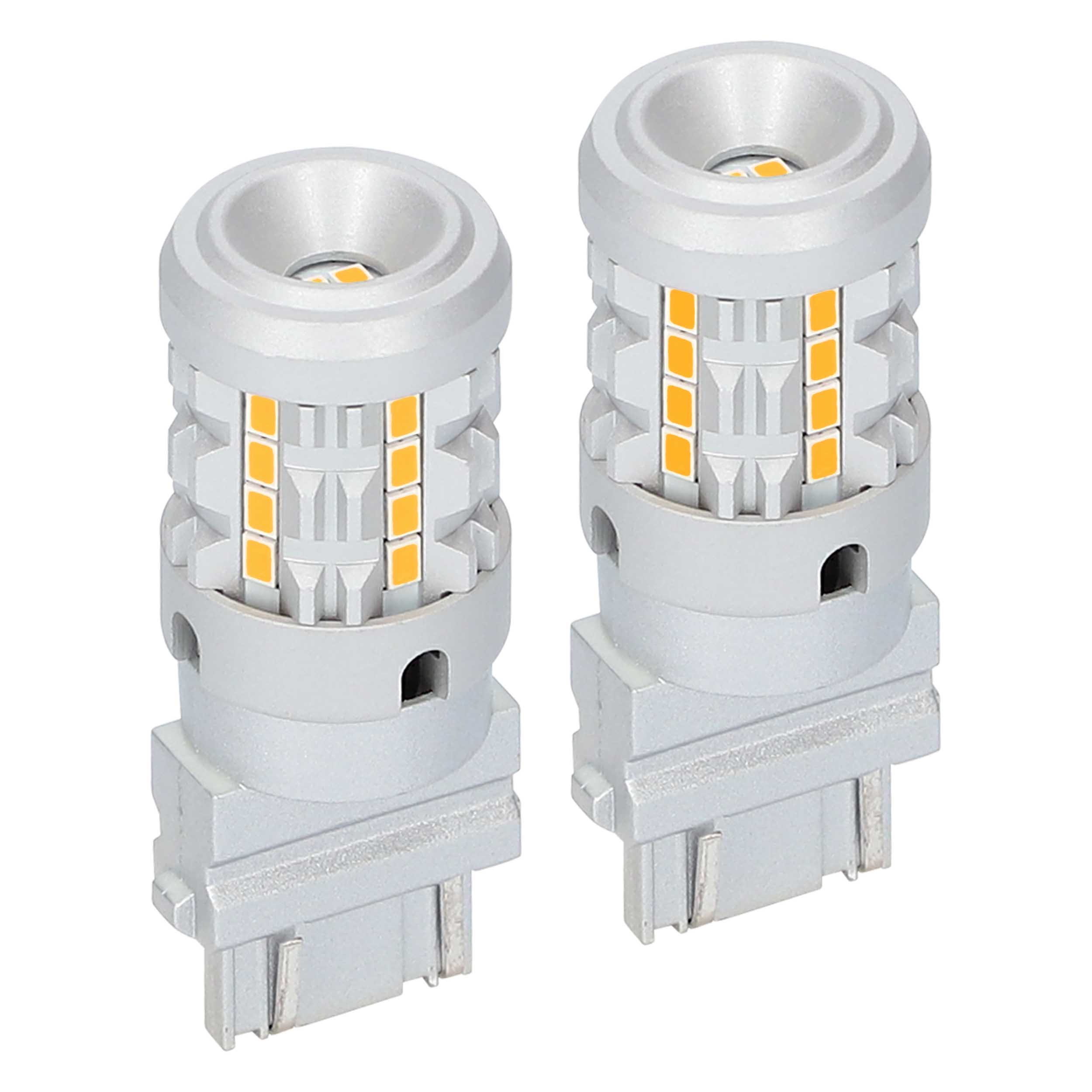 3157 Amber Bulbs with Integrated Internal CANBUS System - 2-