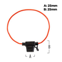 ATM Fuse Holder With Cover 16 Gauge - Package of 10