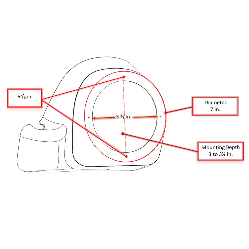 Lower Fairing Speaker Pods - Fits Select Harley-Davidson® Tw