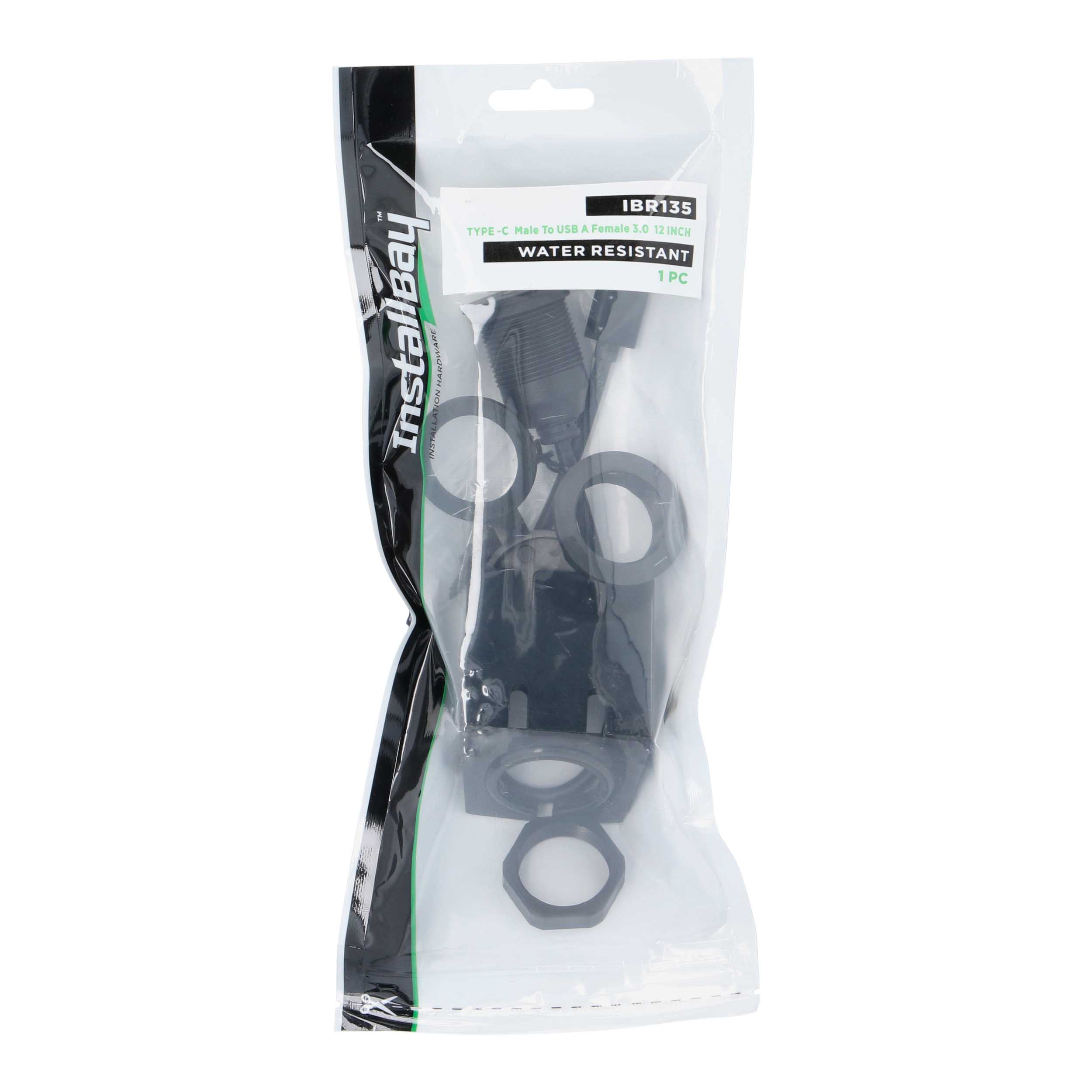 USB Type C Male To USB A Female 3.0  1 Ft.