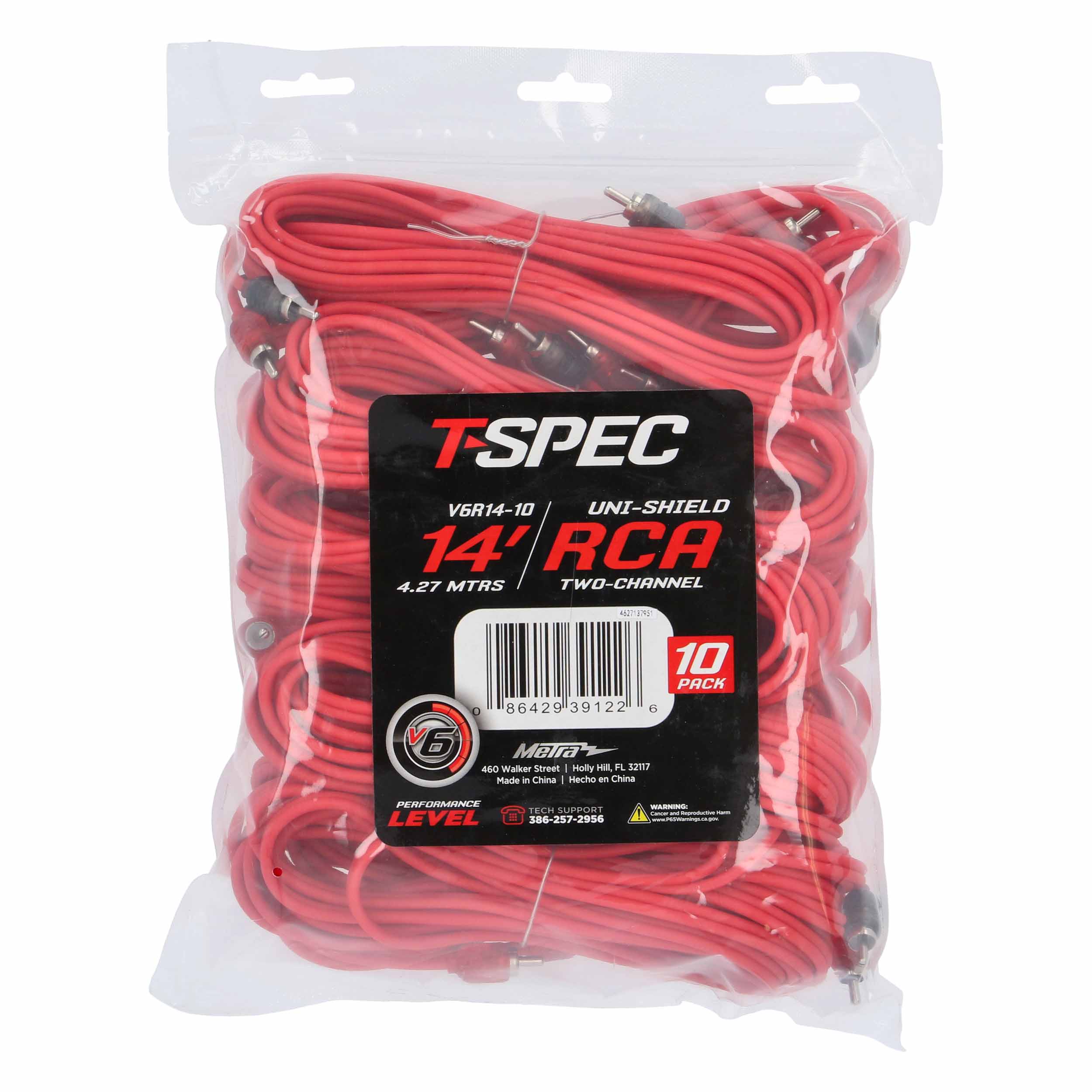 RCA v6 Series 2-Channel Audio Cable - 14 FT