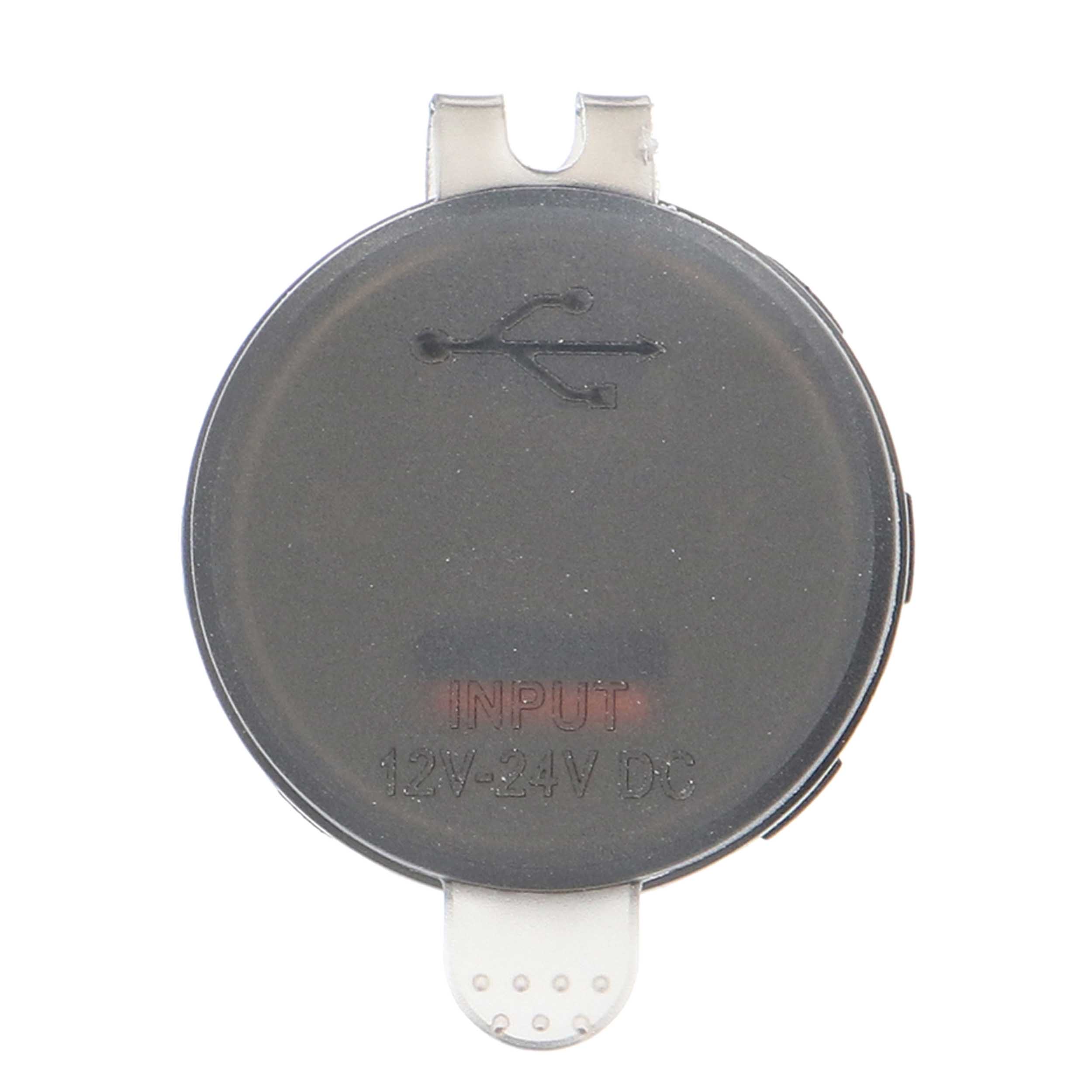 Type C + USB 3.0 4X Charge + Voltmeter Flush Mount - Retail