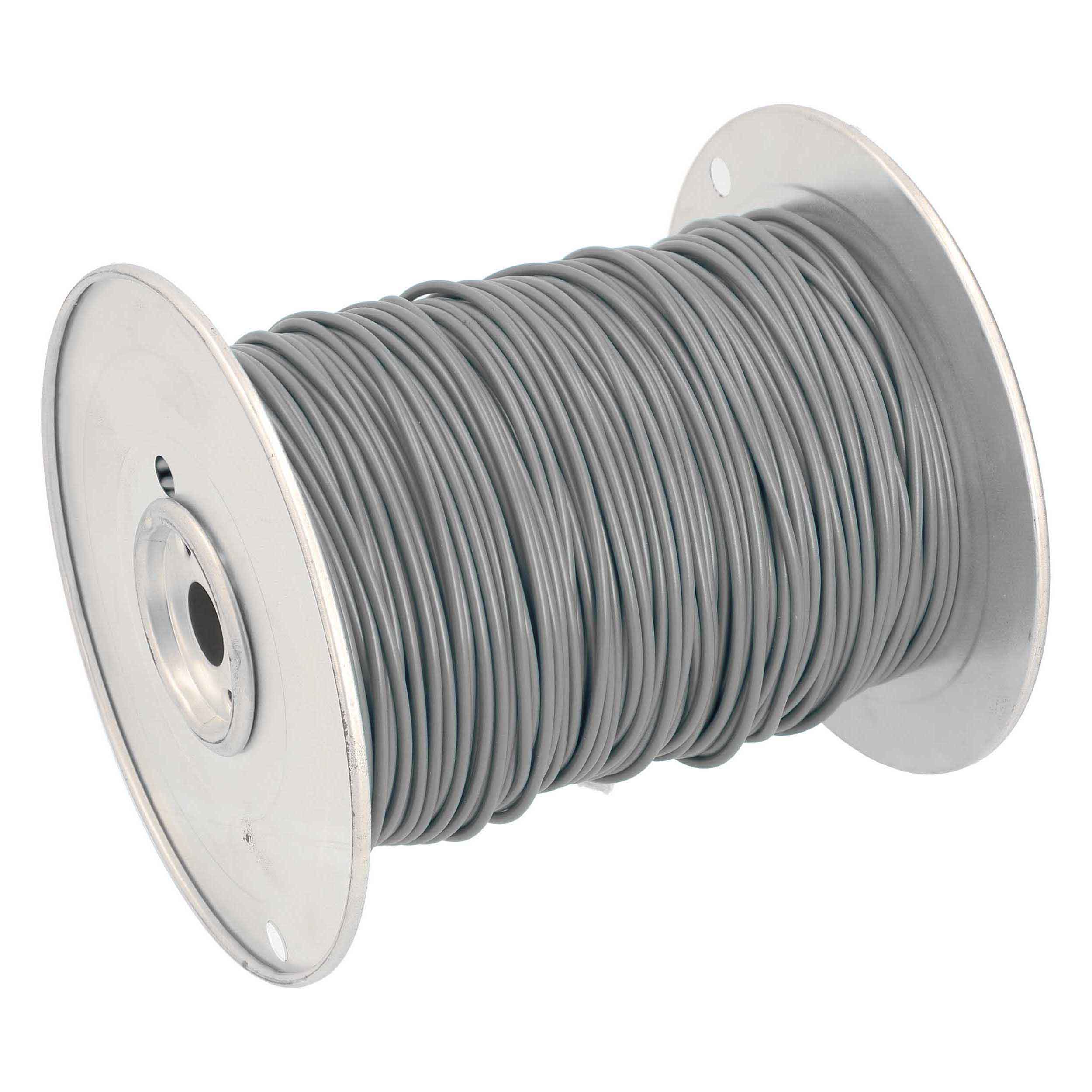14 GA US GPT ALL COPPER PRIMARY WIRE GRAY - Coil of 500 FT