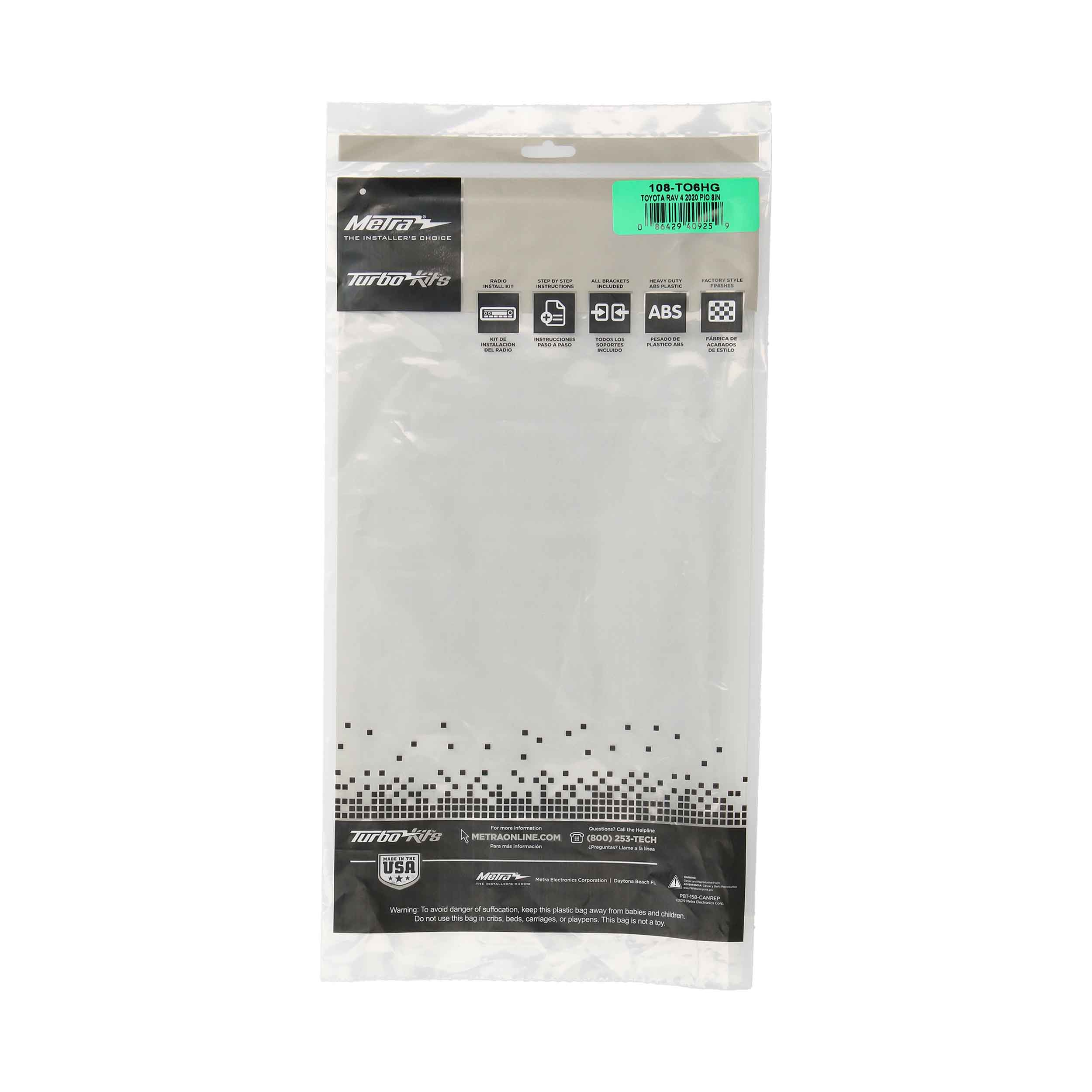 Toyota Rav4 2019-2024 - Fits Pioneer 8" Radios