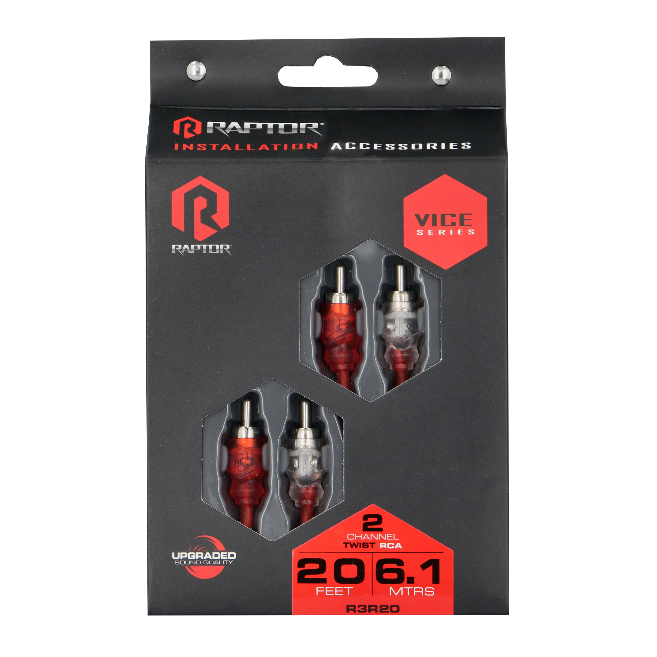 RCA 2-Channel Audio Cable - Vice Series 20 Feet