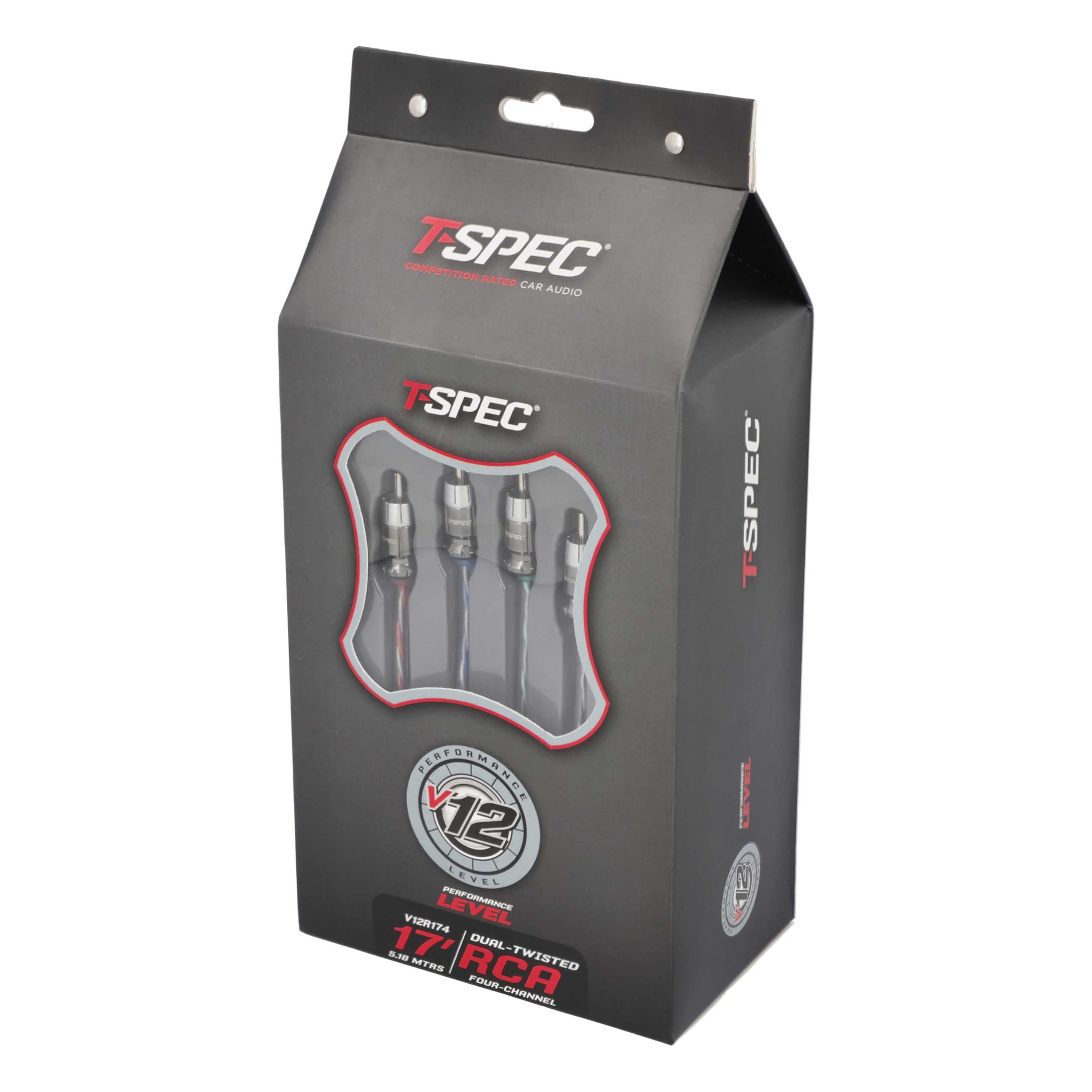 RCA v12 Series 4-Channel Audio Cable - 17 FT