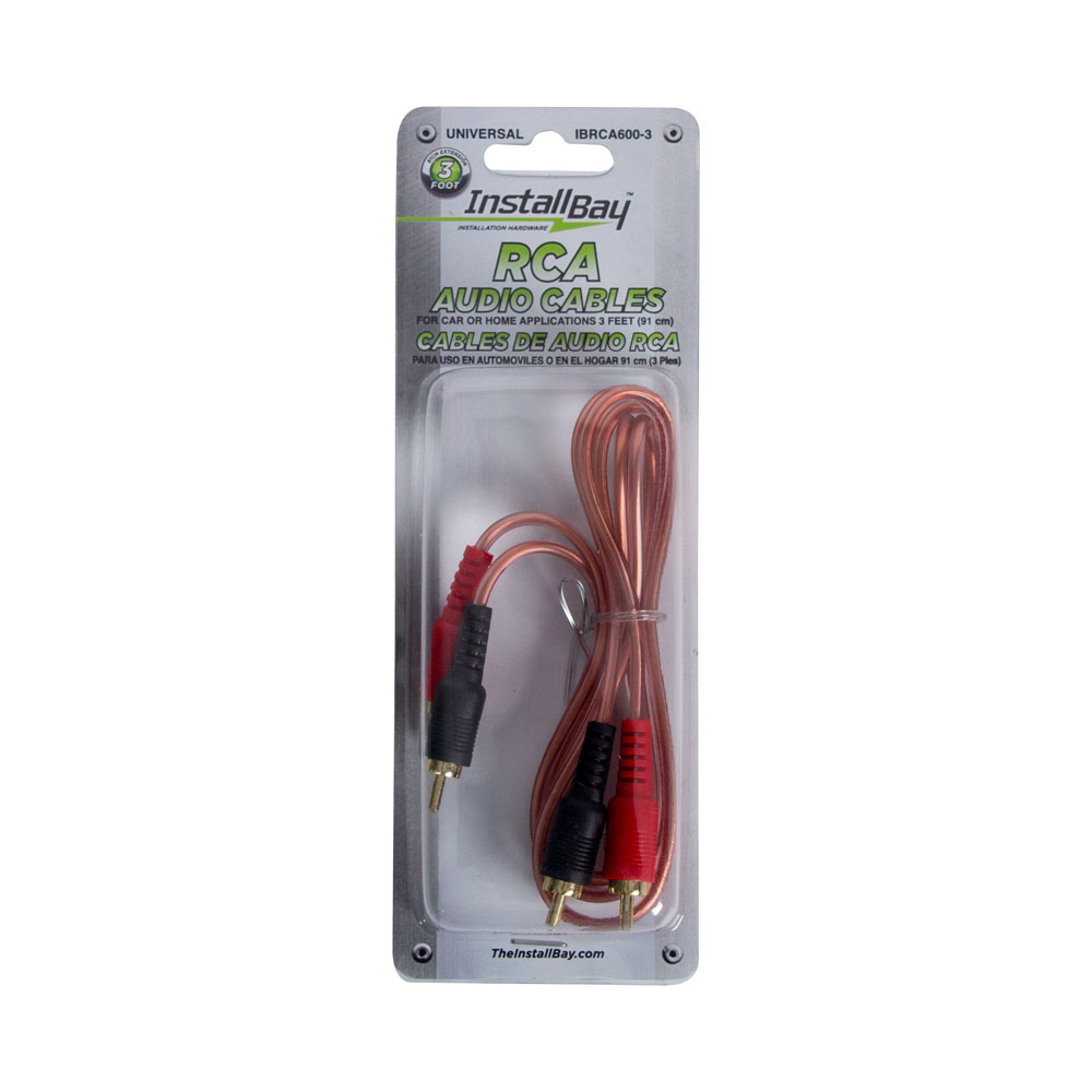 3ft RCA Cable Red/Black