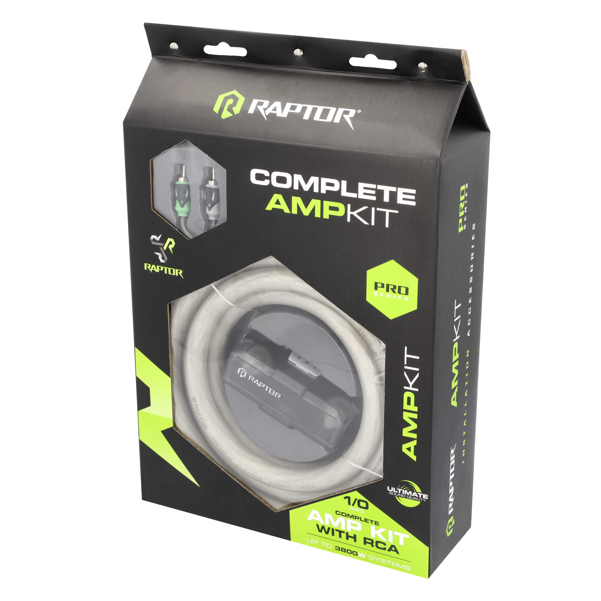 600W 8 AWG Amp Kit with RCA Cable - Pro Series