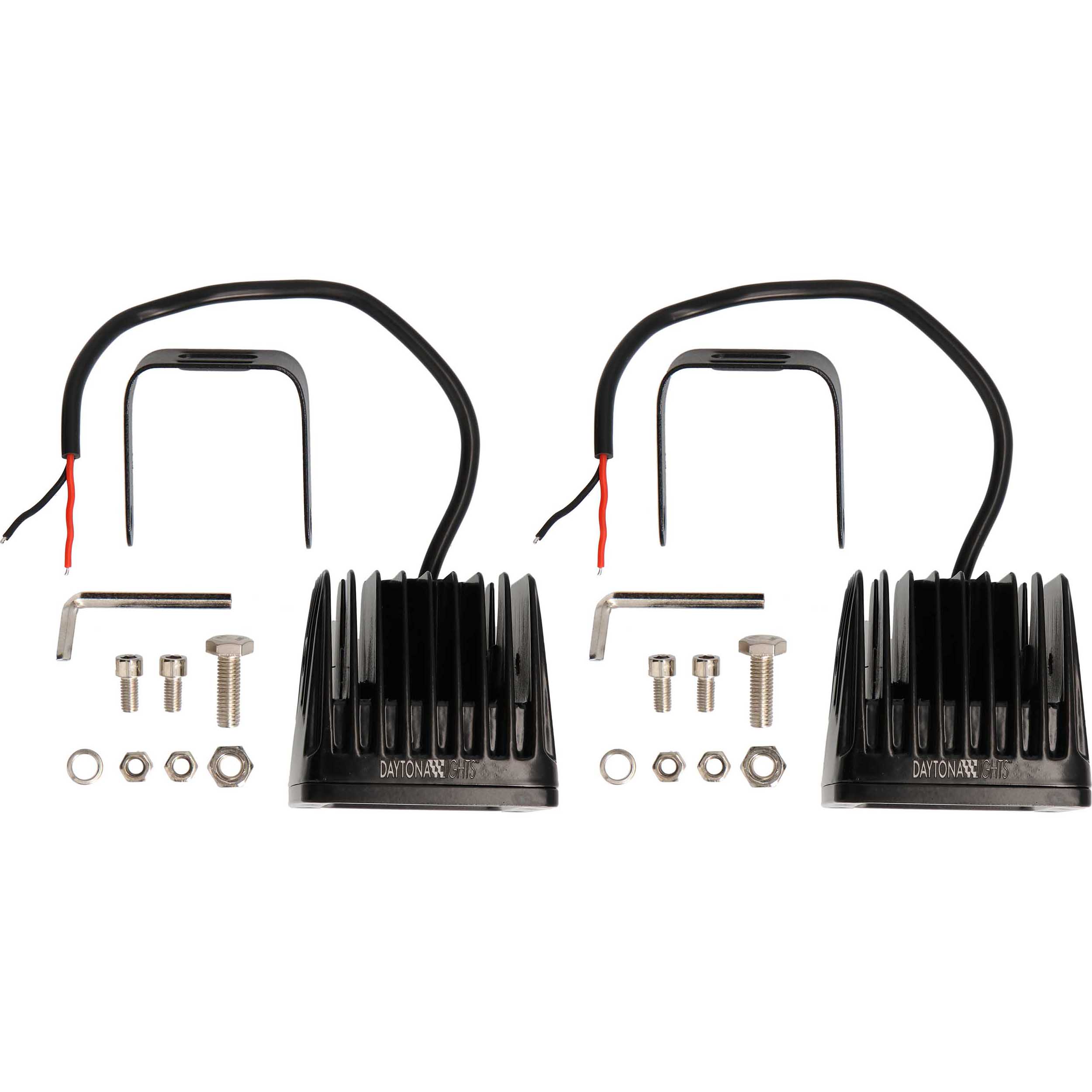 Daytona Lights 3" Cube Light - 4 LED Spot (2Pk)