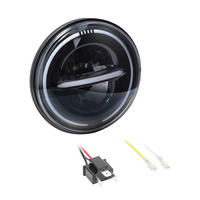 7" Reflector Headlight with Full Halo