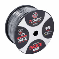 V10 OFC Speaker Wire | 16 AWG | 500 ft. | Black