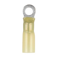 Heat Shrink Yellow Ring Terminal 12-10 Gauge #10