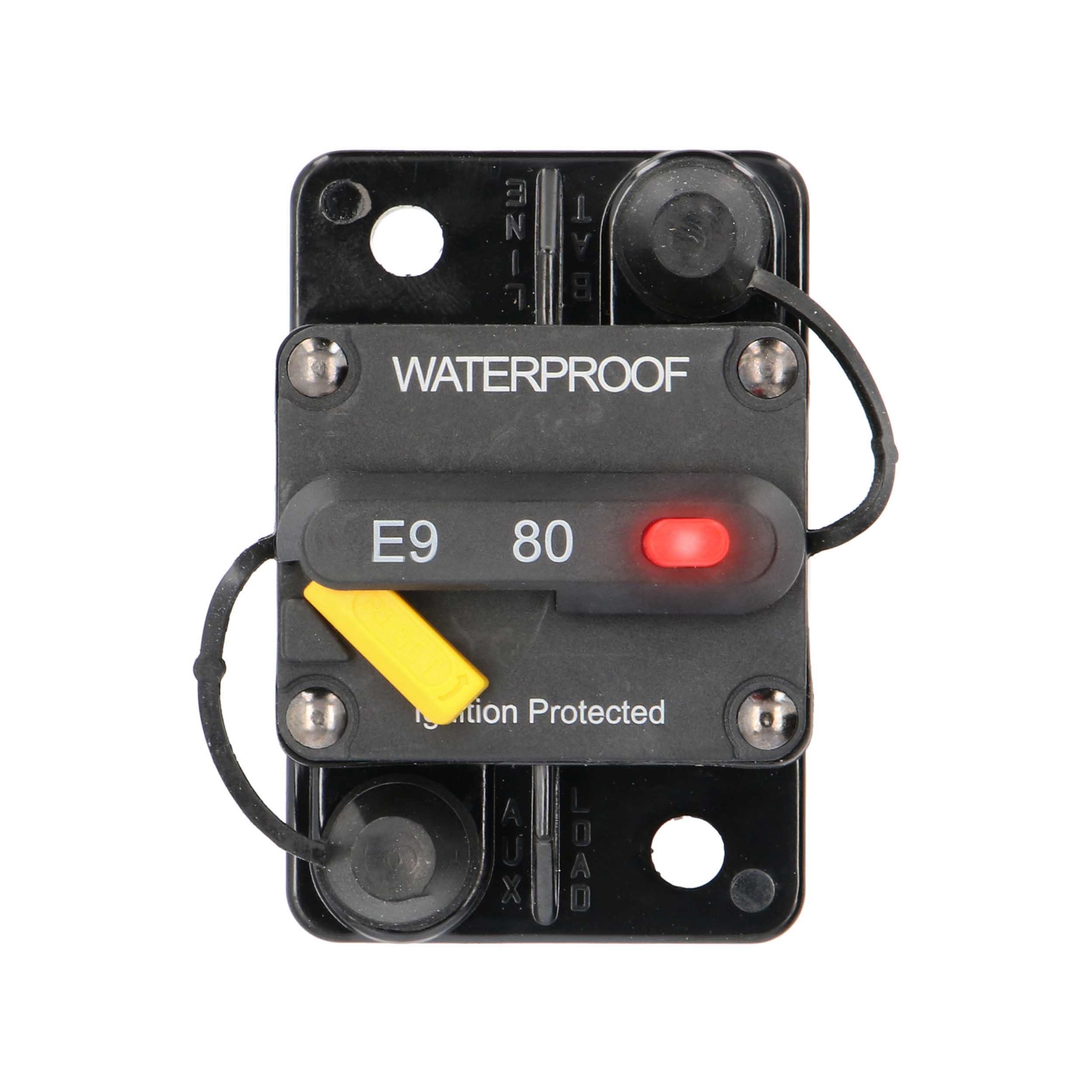 Circuit Breaker Manual Reset 80 AMP - Each