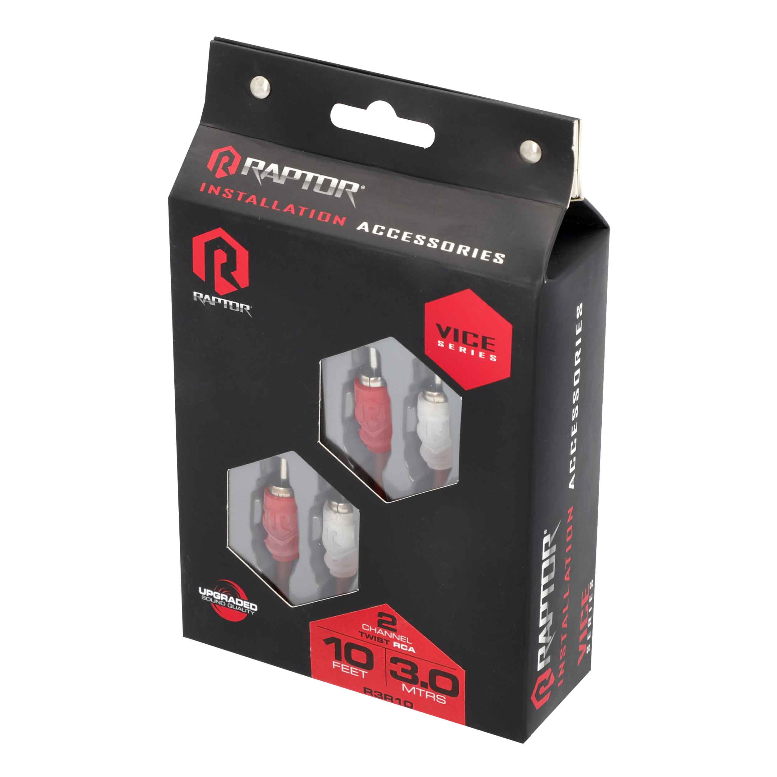 RCA 2-Channel Audio Cable - Vice Series 10 Feet