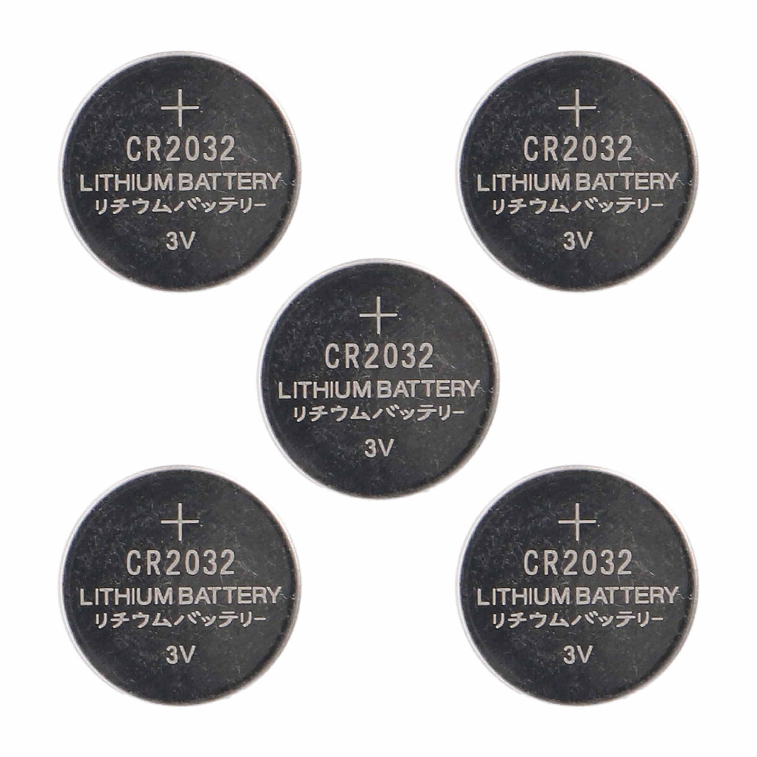 CR2032 Lithium 3-Volt Batteries - 5-Pack