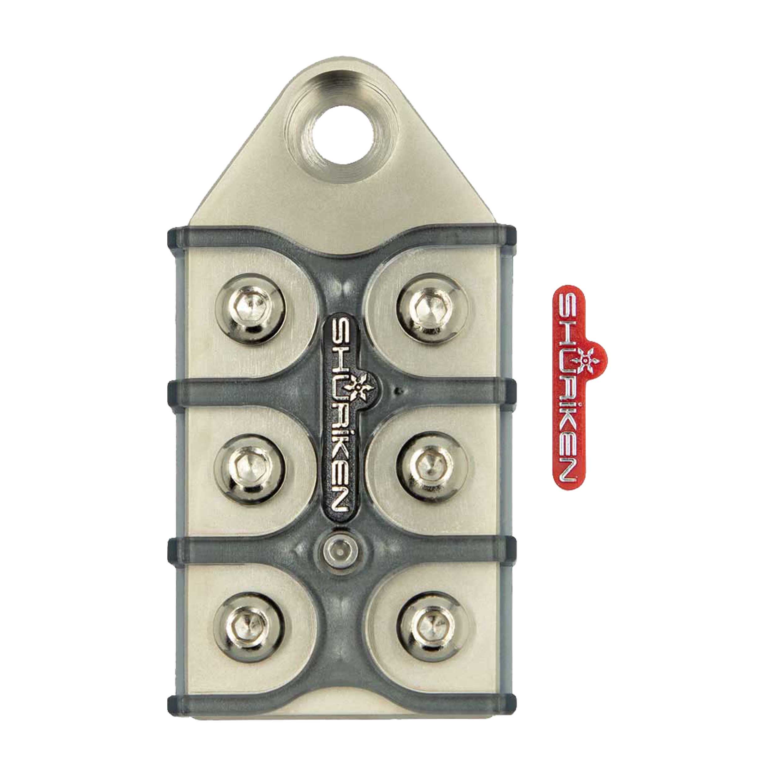 Shuriken Brass Bus Bar Plate for Ring Terminals