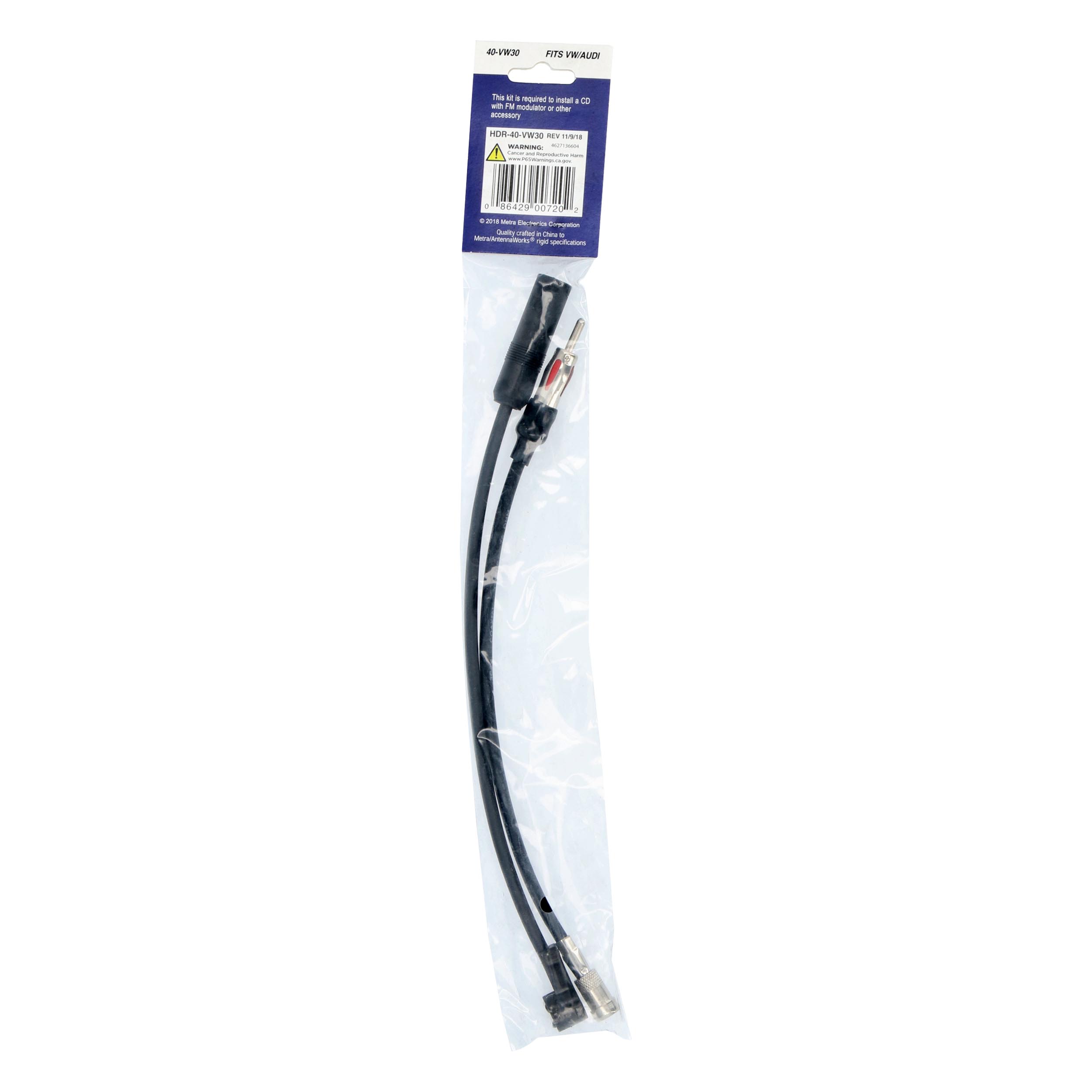 Audi/BMW/Mercedes/VW Antenna Adapter 1973 - 2017