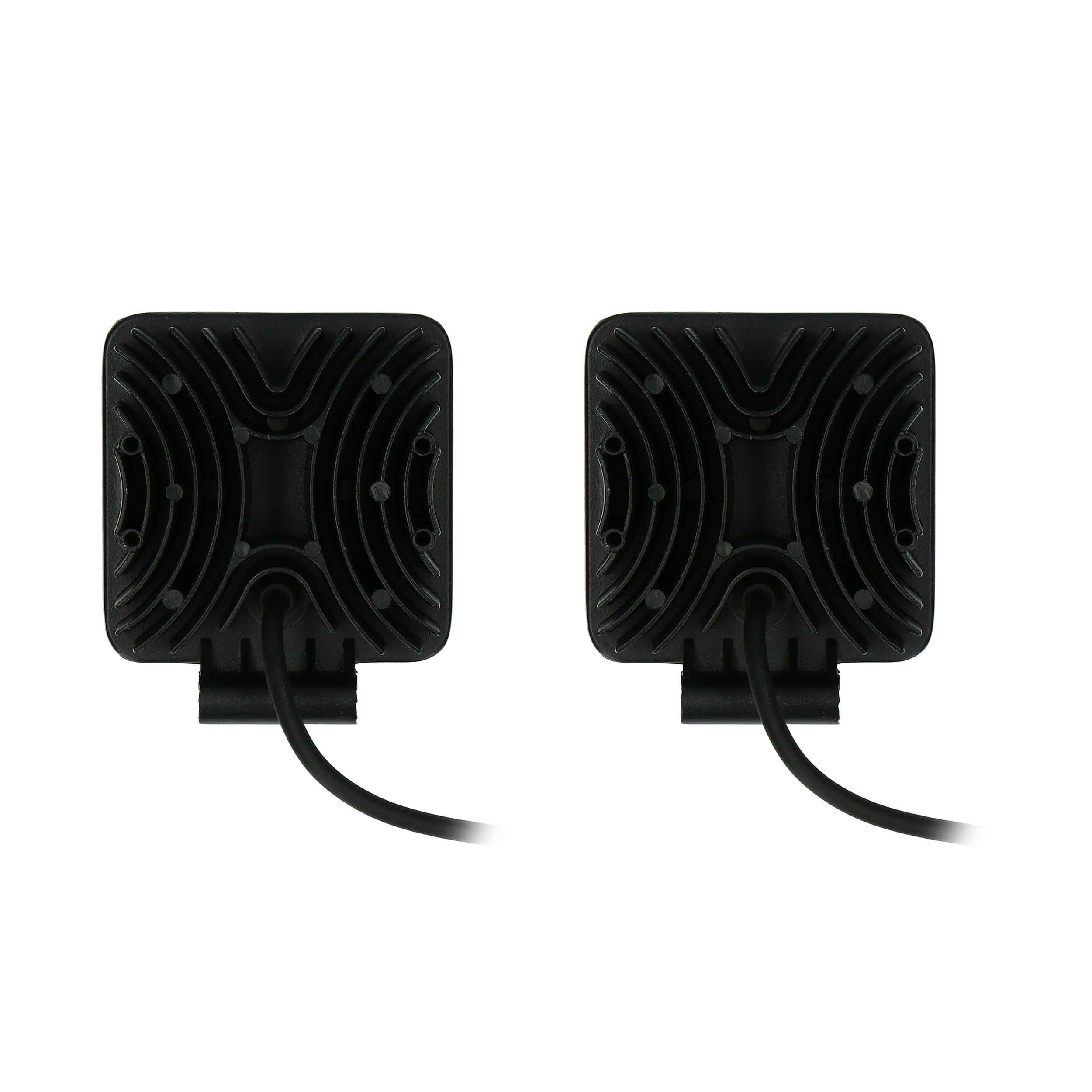 Daytona Lights Square Driving Lights - 9 LED (2PK)