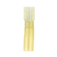 Heat Shrink Yellow Male Quick Disconnects 12-10 Gauge .250