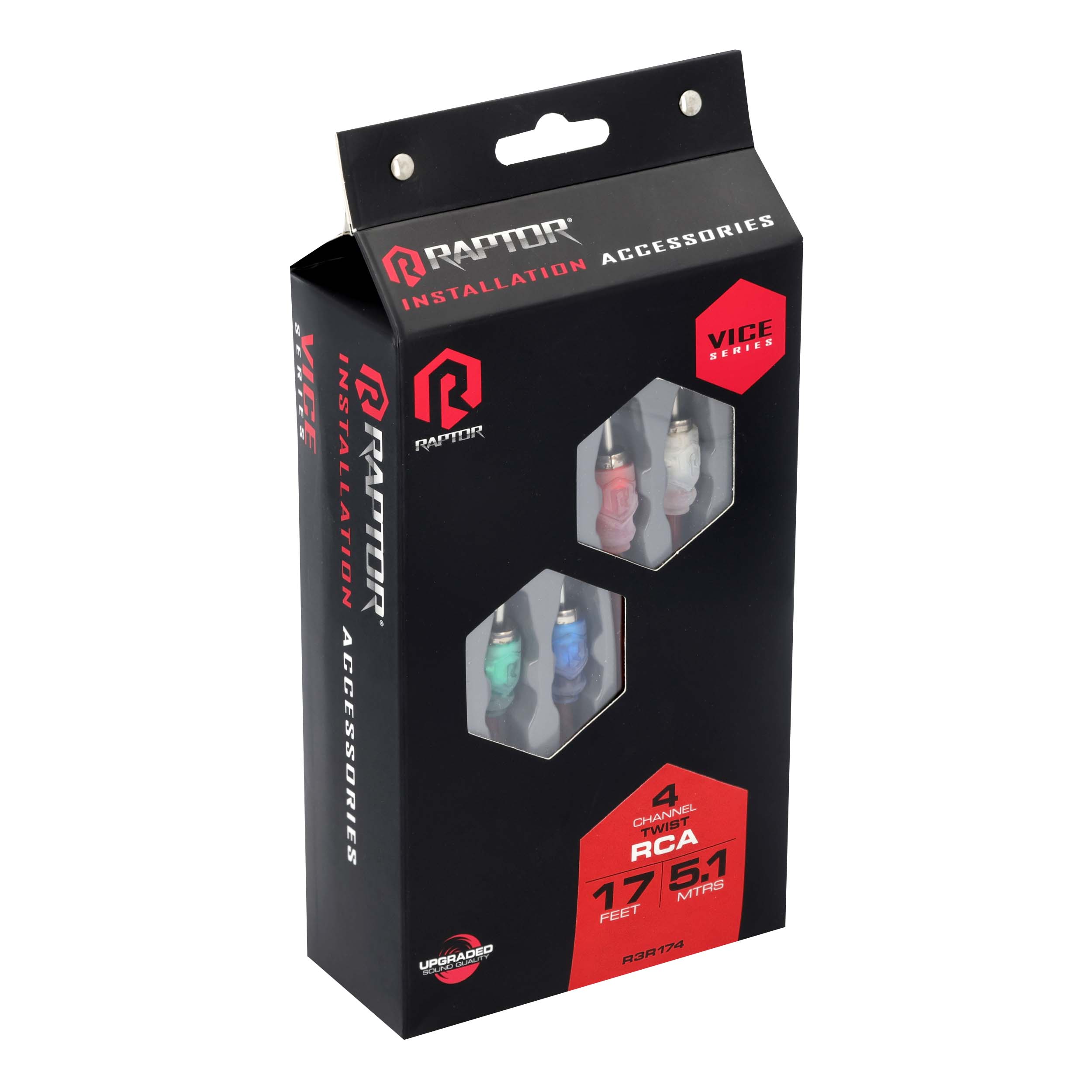 RCA 4-Channel Audio Cable - Vice Series 17 Feet