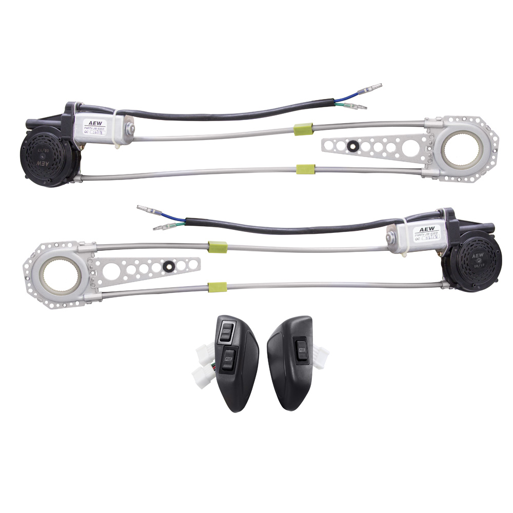 Universal Power Window Set w/JW-33ED Kit (2 Door)