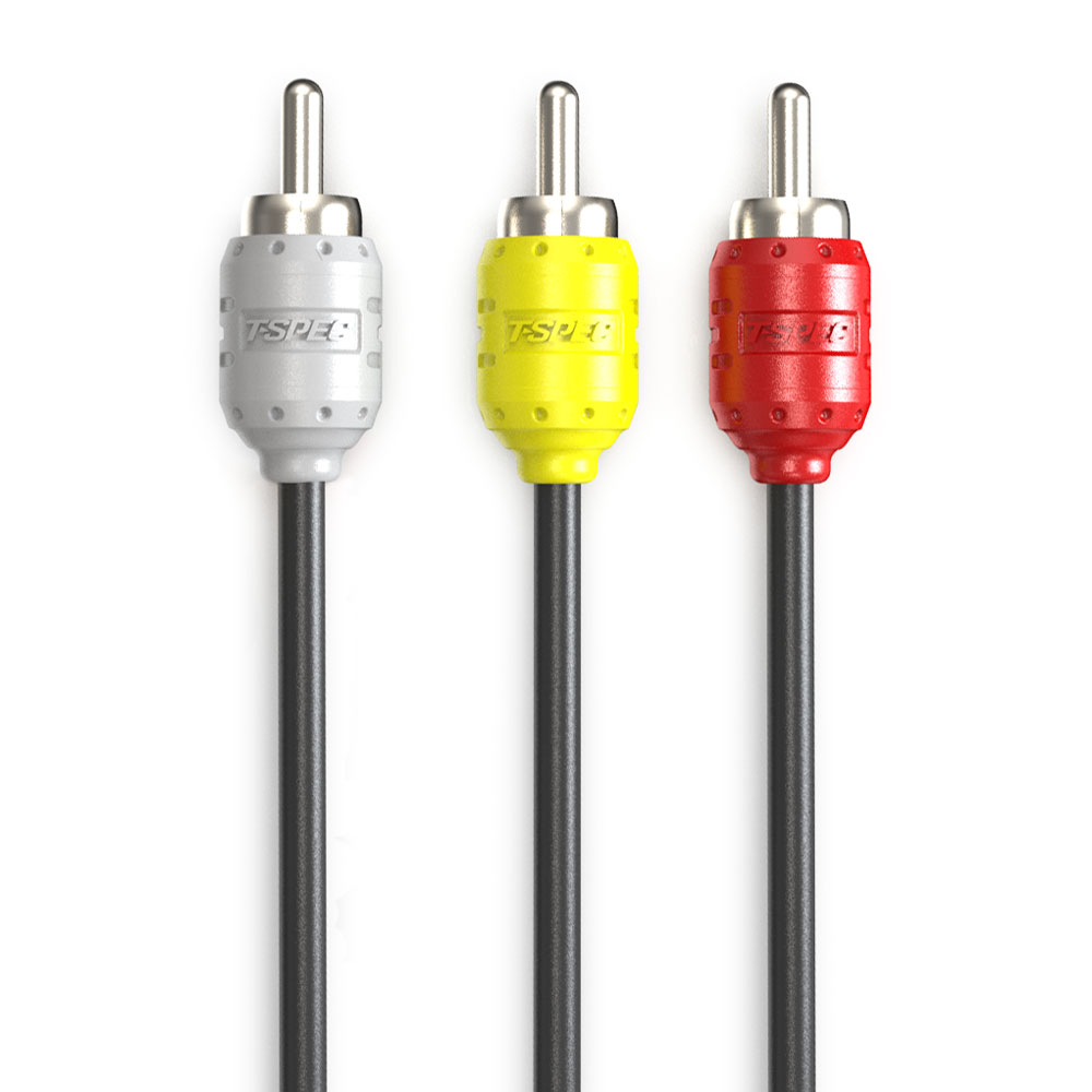 RCA v6 Series 2-Channel Audio/Video Cable - 17 FT