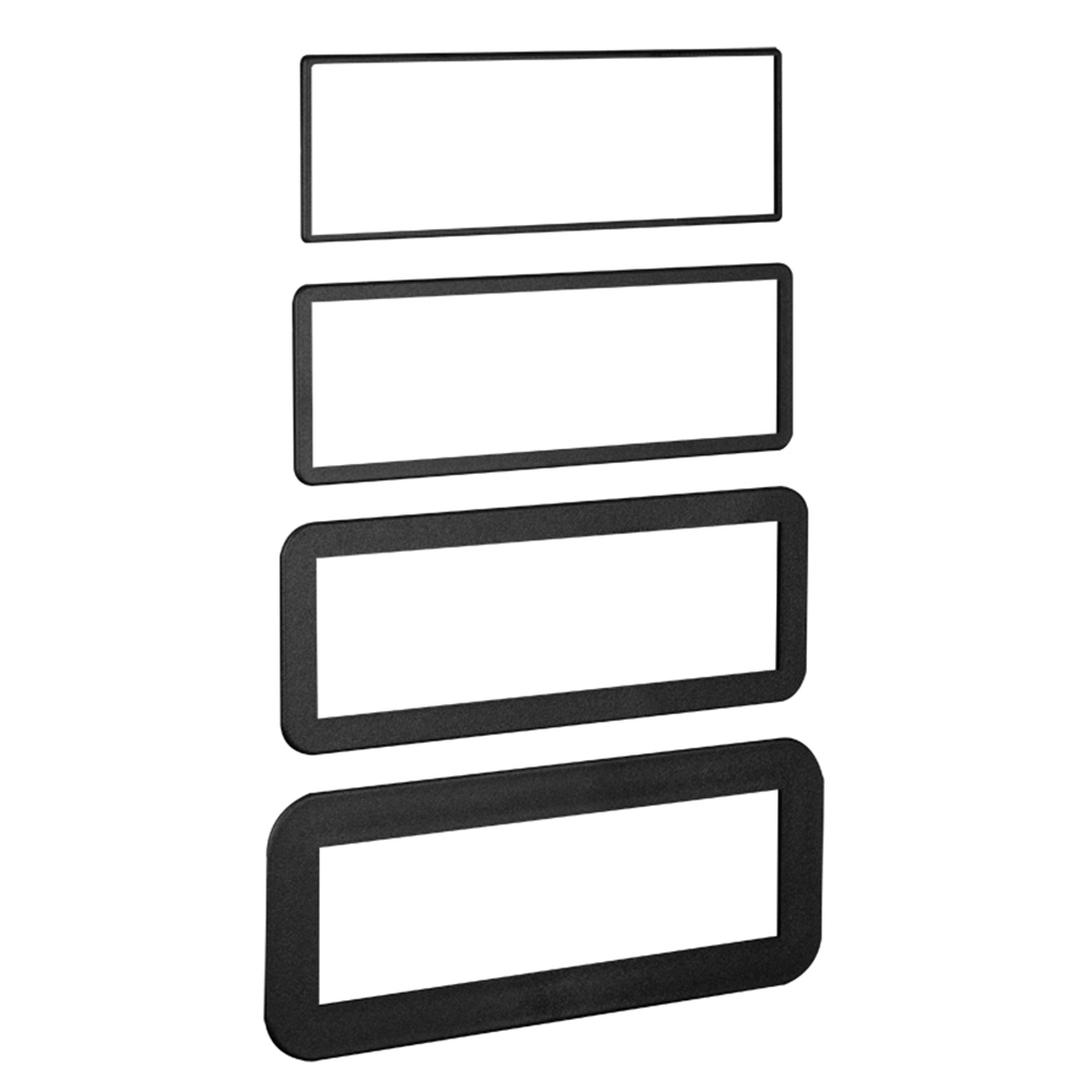 4 Pack Single-DIN Trim Rings