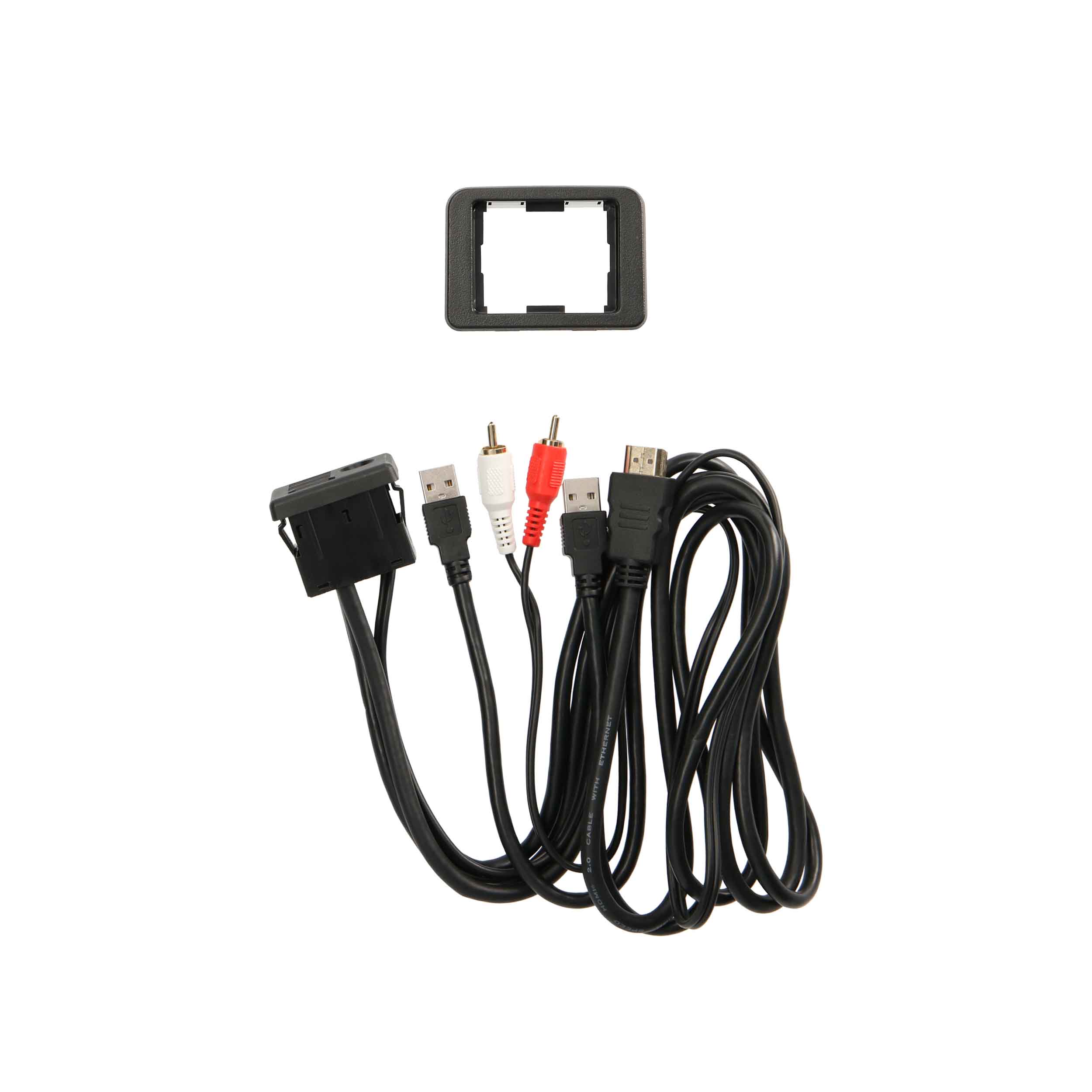 USB/AUX/HDMI® Panel Fits Chrysler/Dodge/Jeep 2015-UP