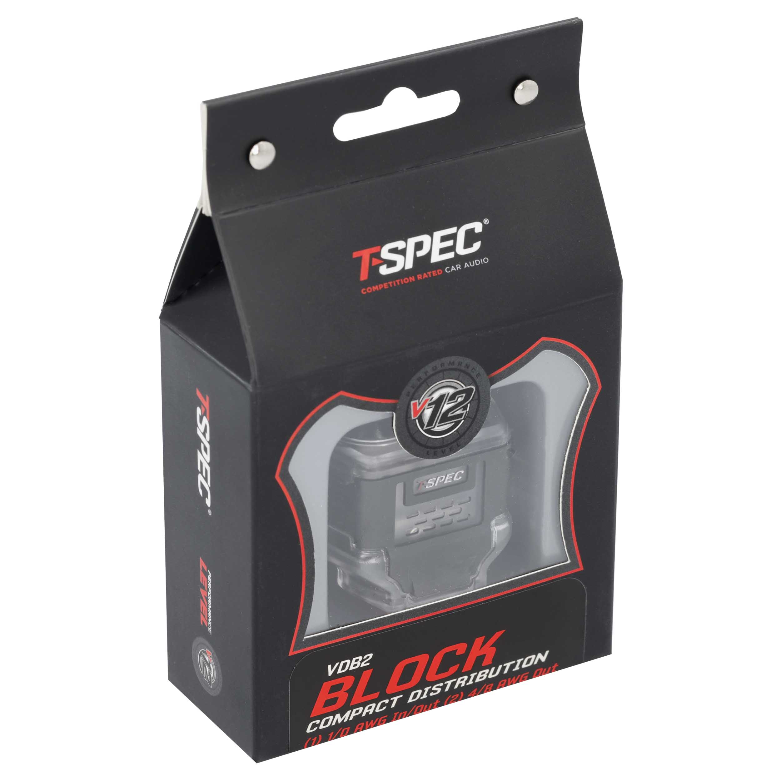 Ground Distribution Block | 1/0 – 4 AWG In, (2) 4/8 AWG Out