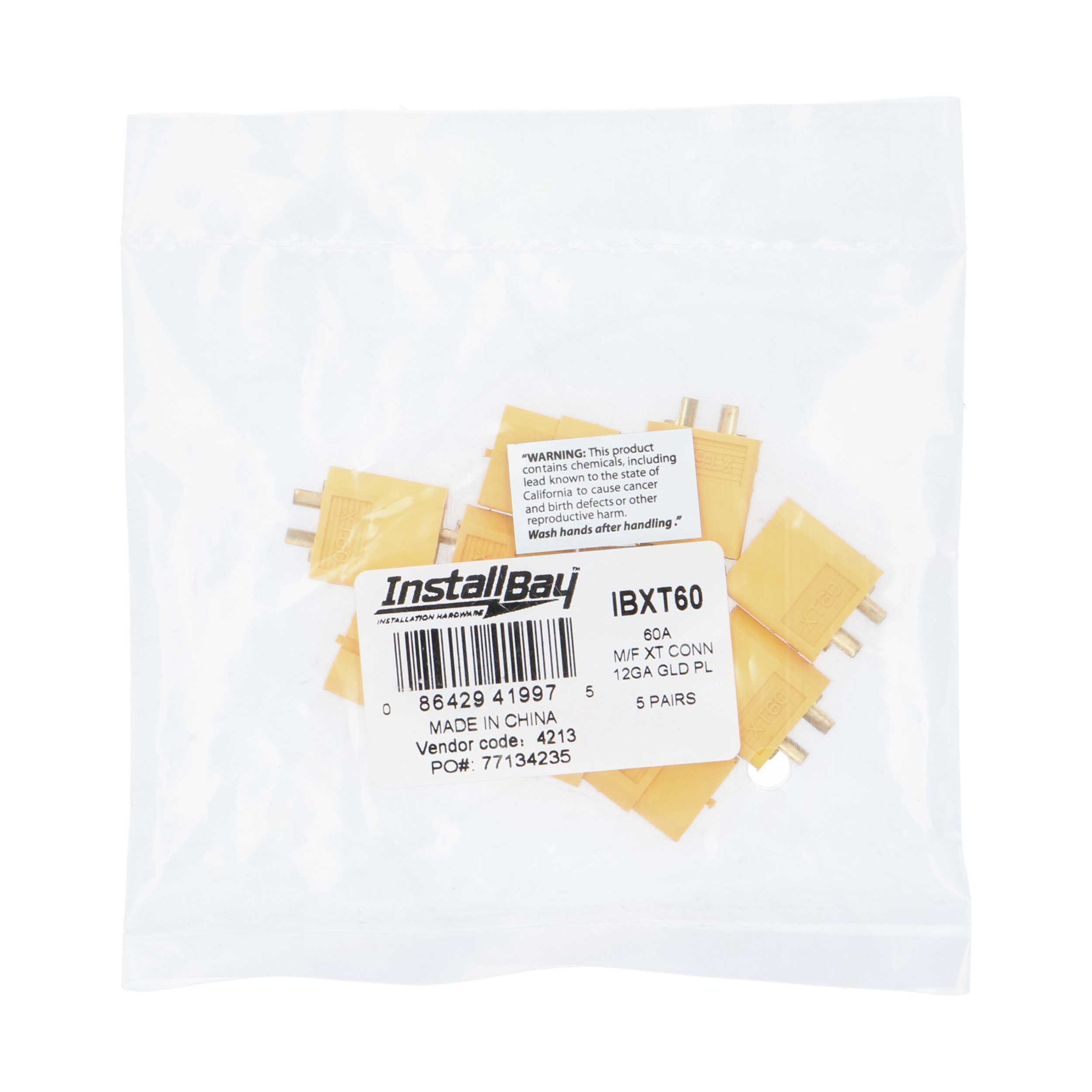 XT Connector 60A 12 GA