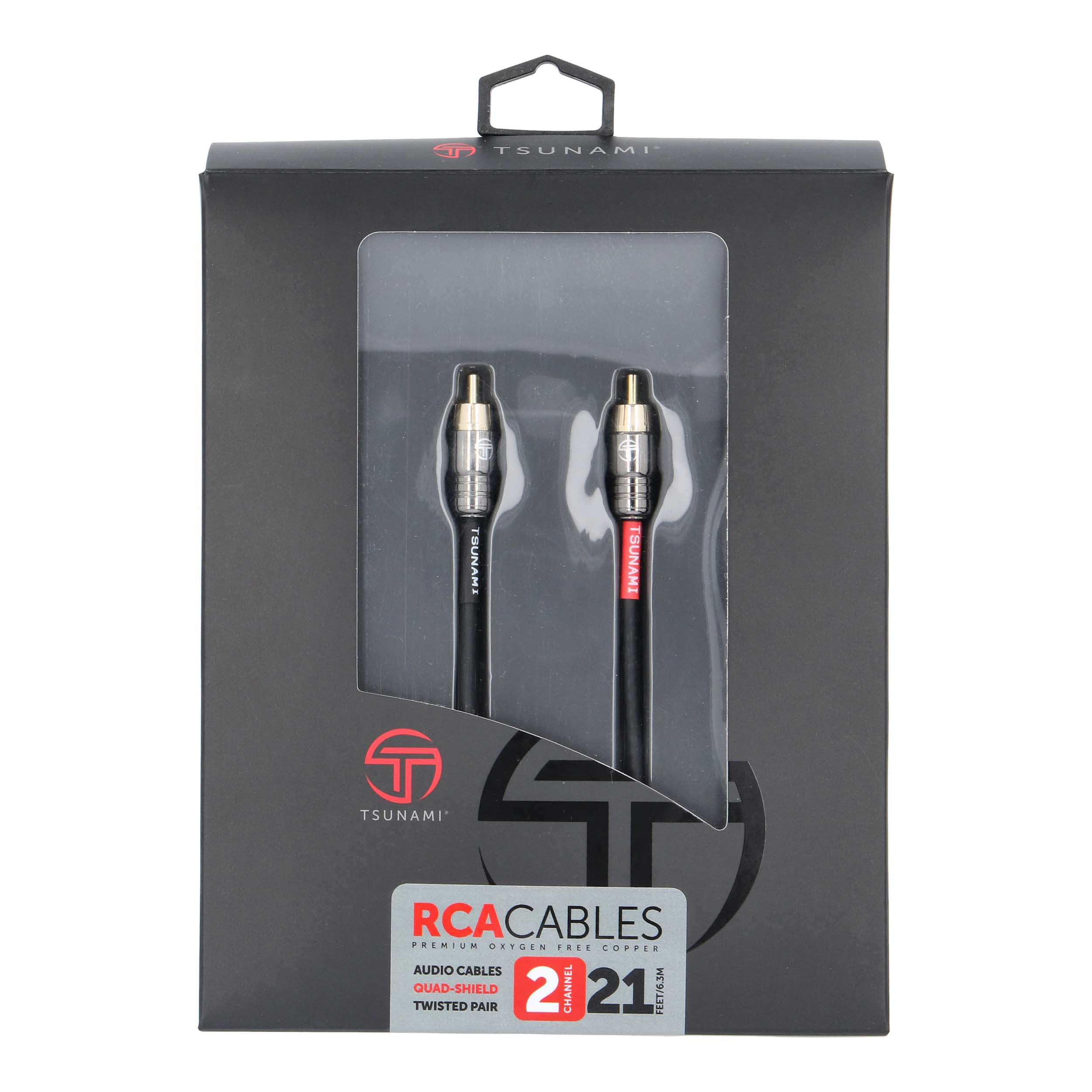 2 Channel 21 Ft RCA Cable