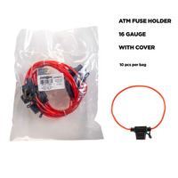 ATM Fuse Holder With Cover 16 Gauge - Package of 10