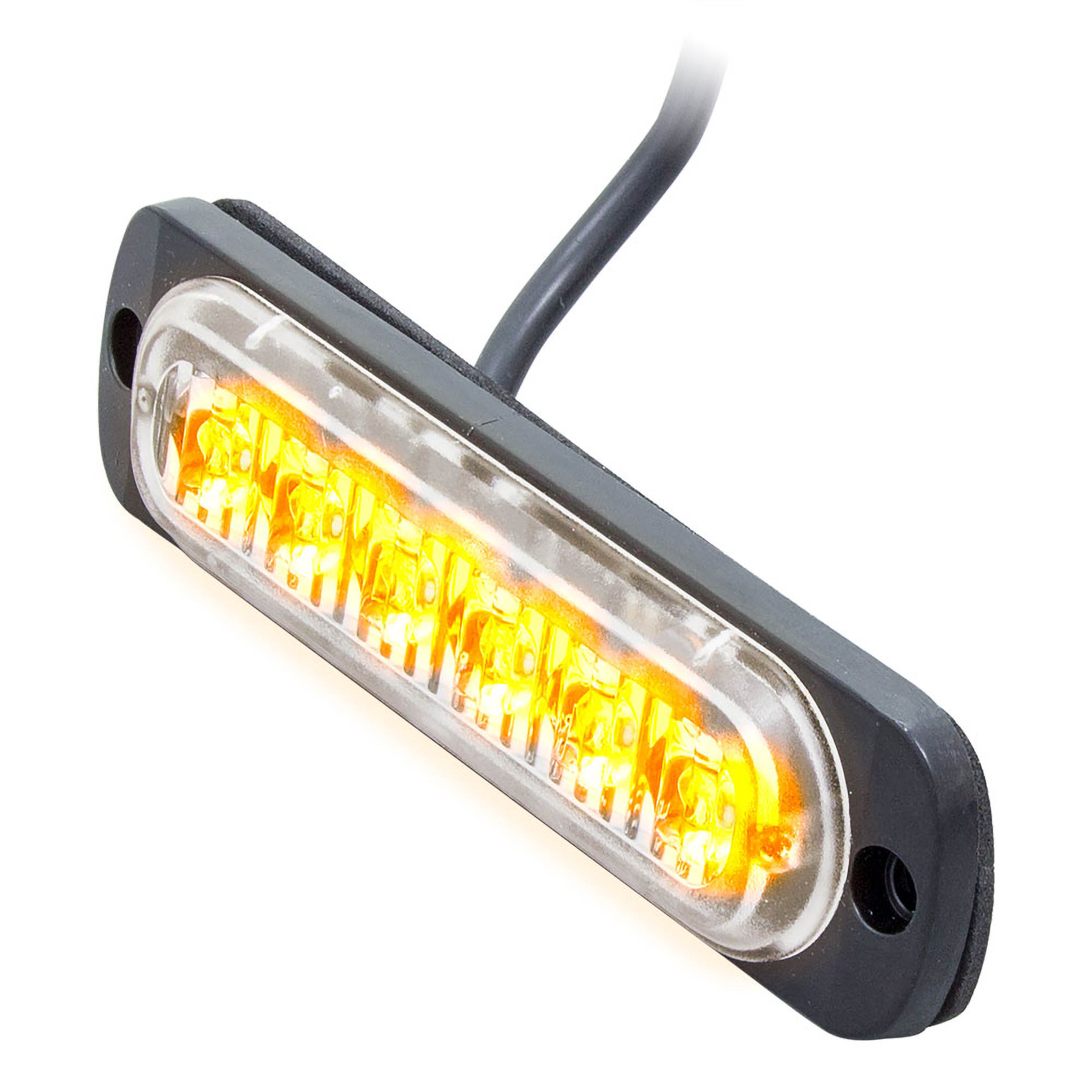 Amber Lite Marker Lights - 4.4 Inch, 6 LED