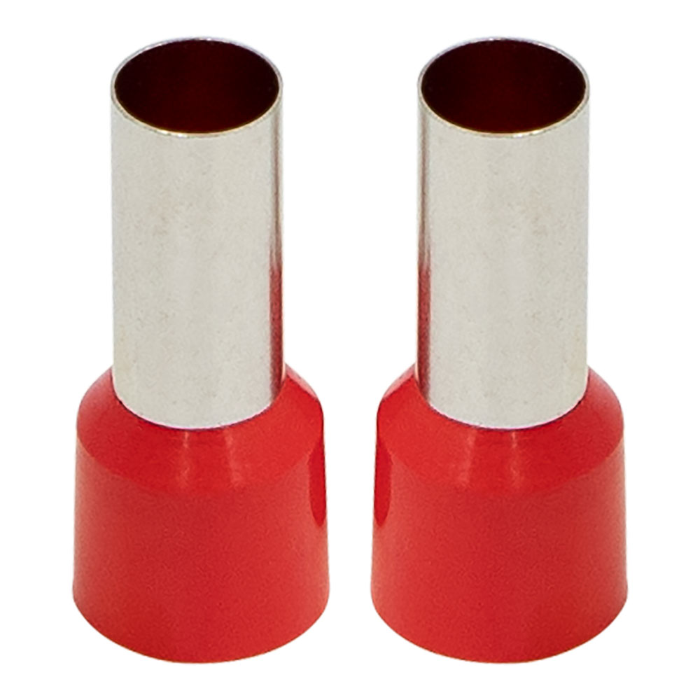 Ferrules - Red 4GA - 50 per Bag