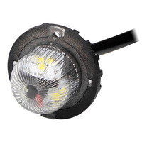 Hidden Strobe Blue Marker Lights - 1 Inch, 9 LED
