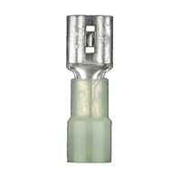 Yellow Nylon Female Quick Disconnect 12-10 Gauge .250